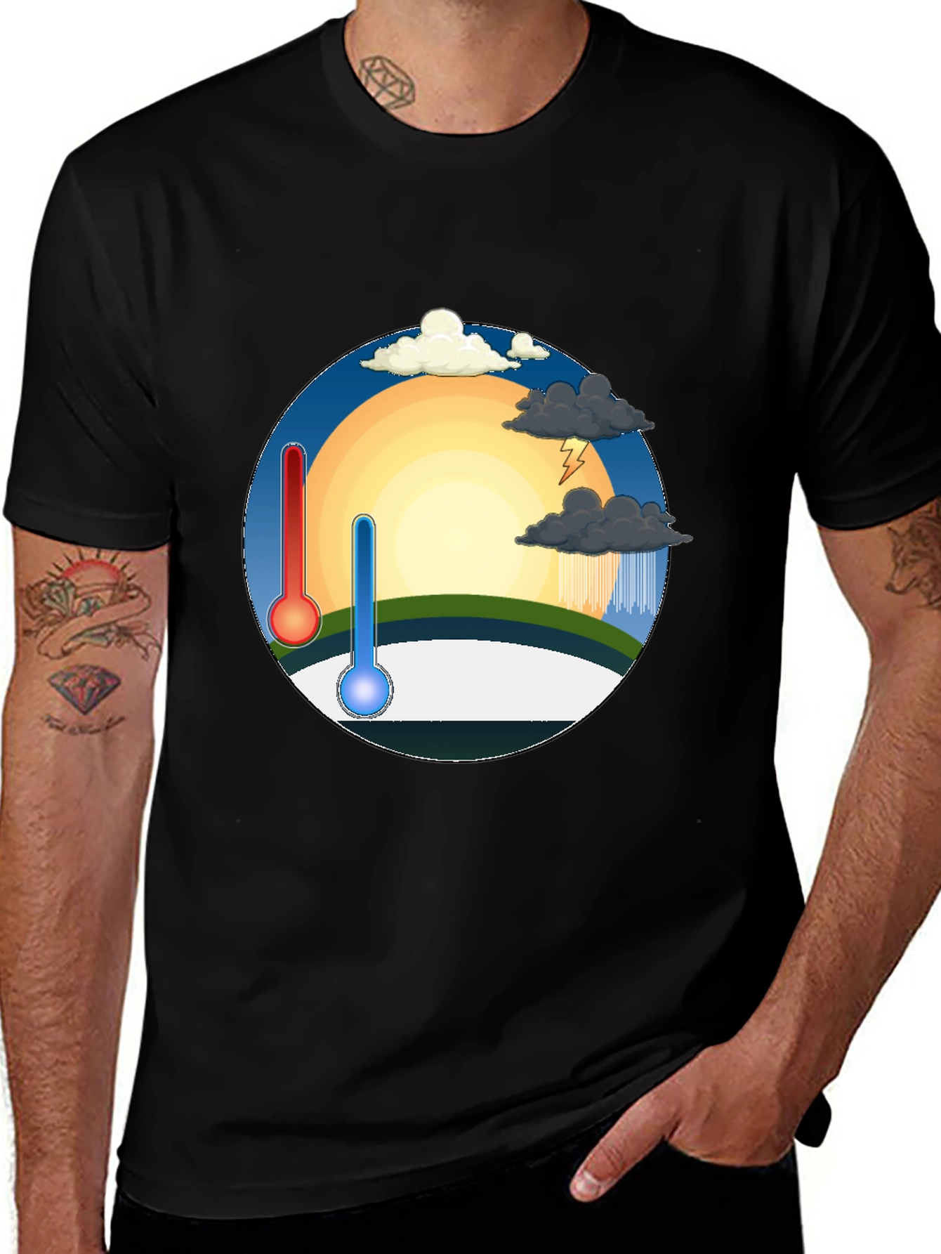 Climate Change T-Shirt - Hot & Cold Weather Tee