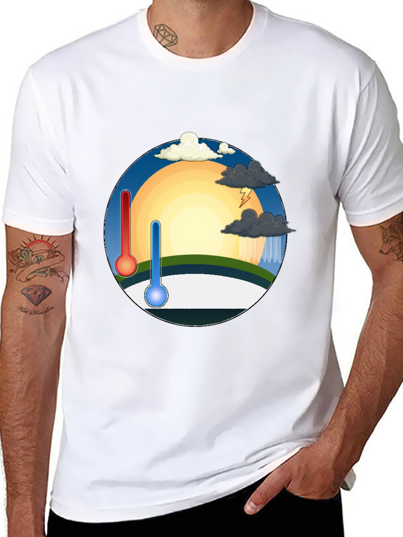 Climate Change T-Shirt - Hot & Cold Weather Tee