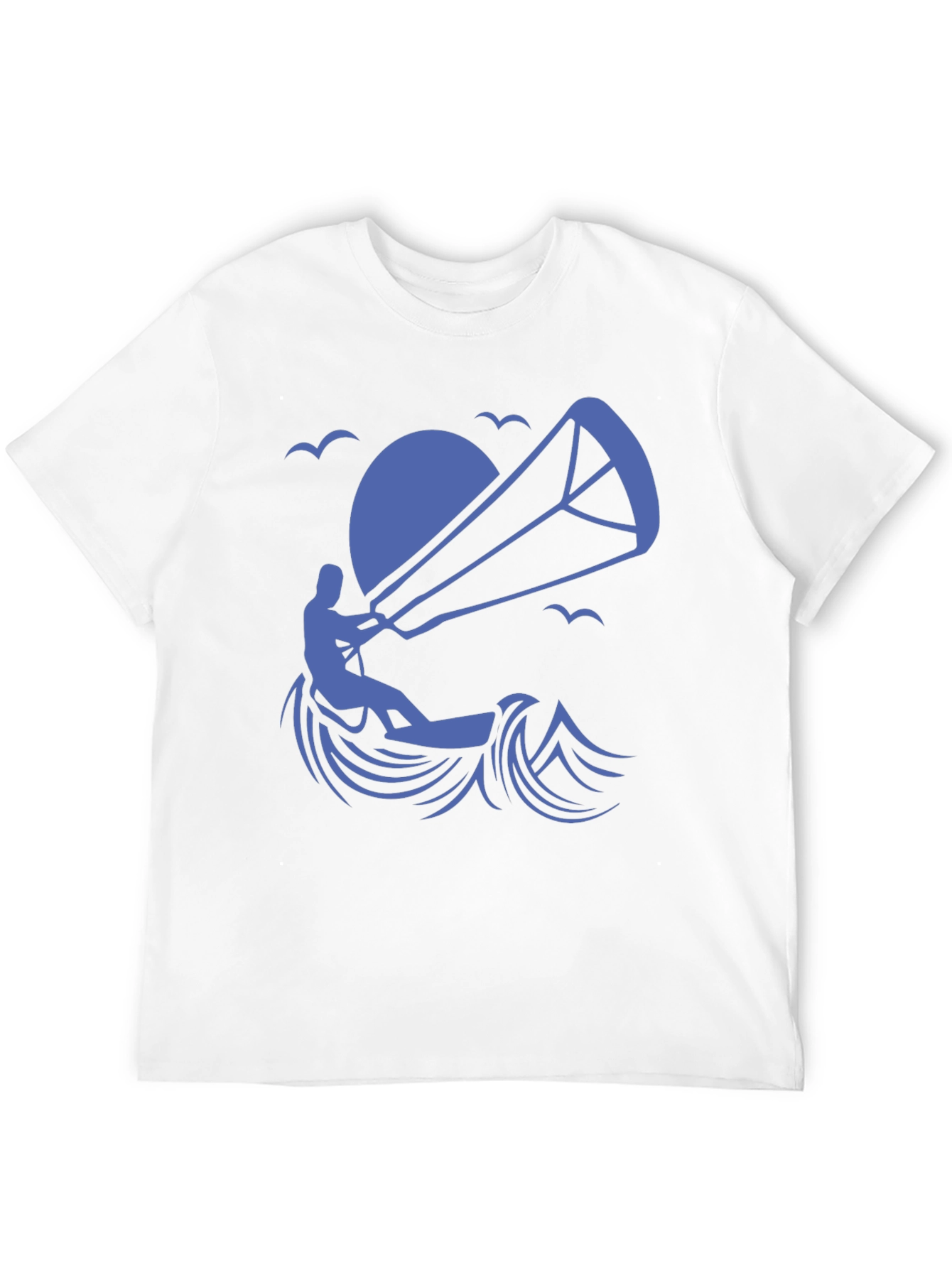 Kitesurfing Silhouette Graphic T-Shirt