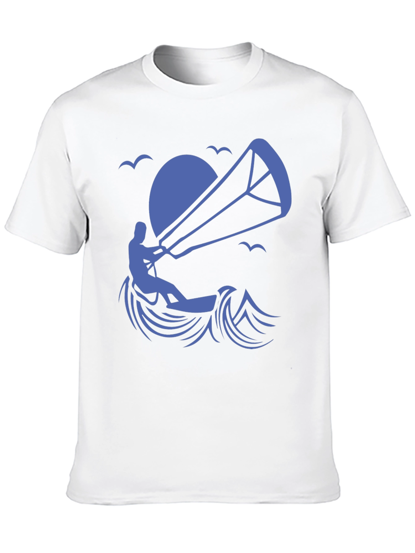 Kitesurfing Silhouette Graphic T-Shirt