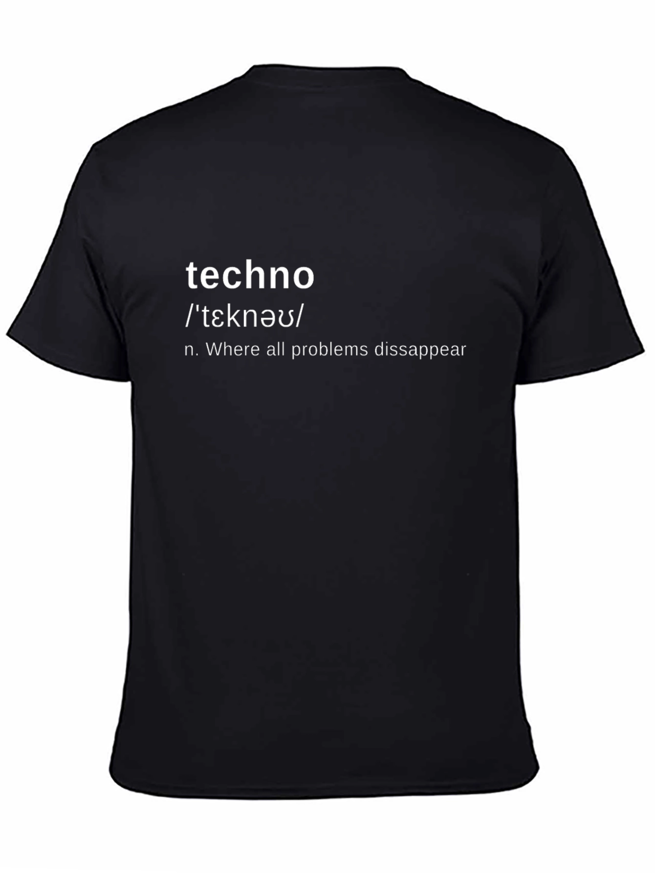 Techno Definition Black T-Shirt
