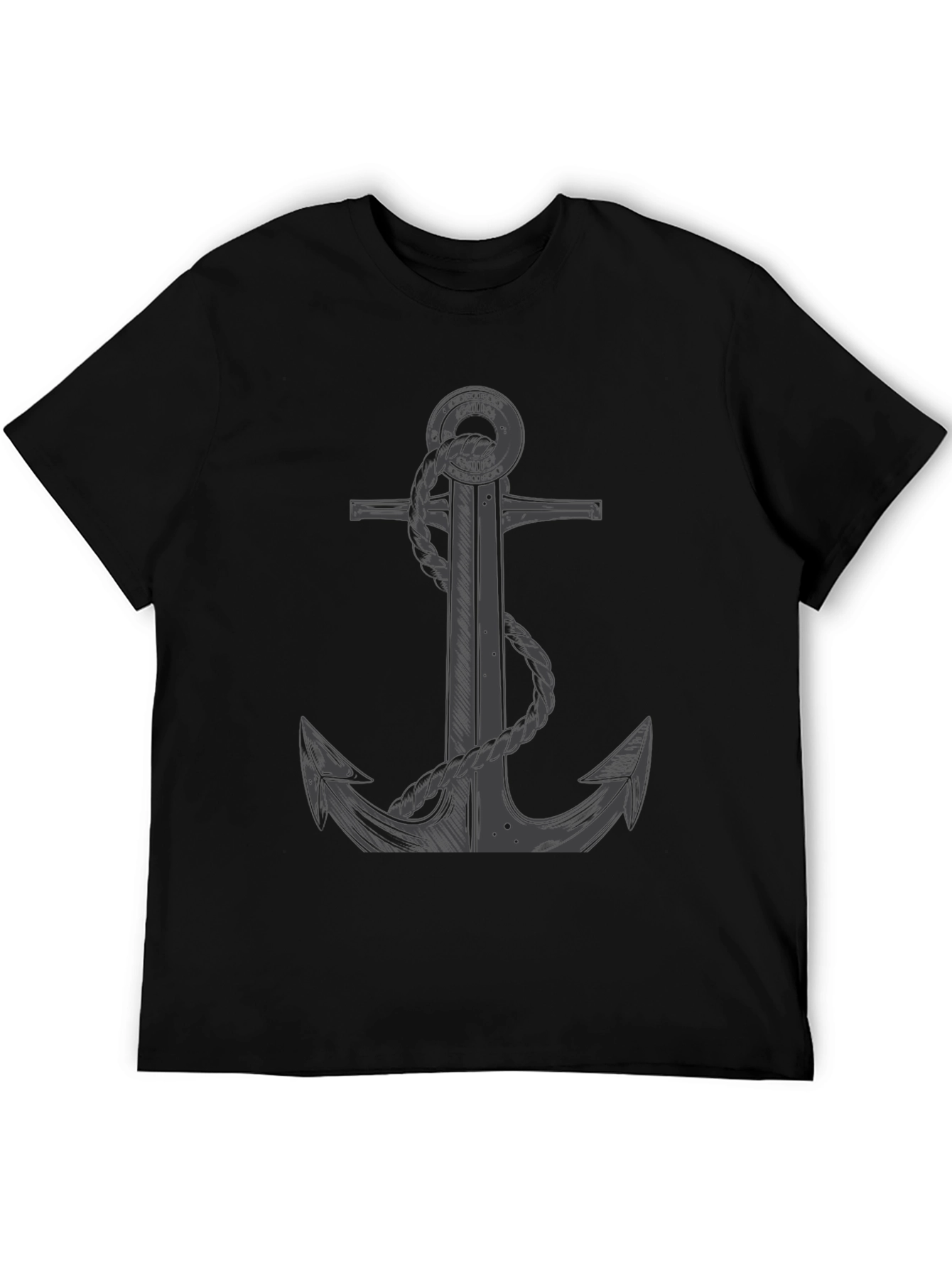 Anchor Graphic Black T-Shirt