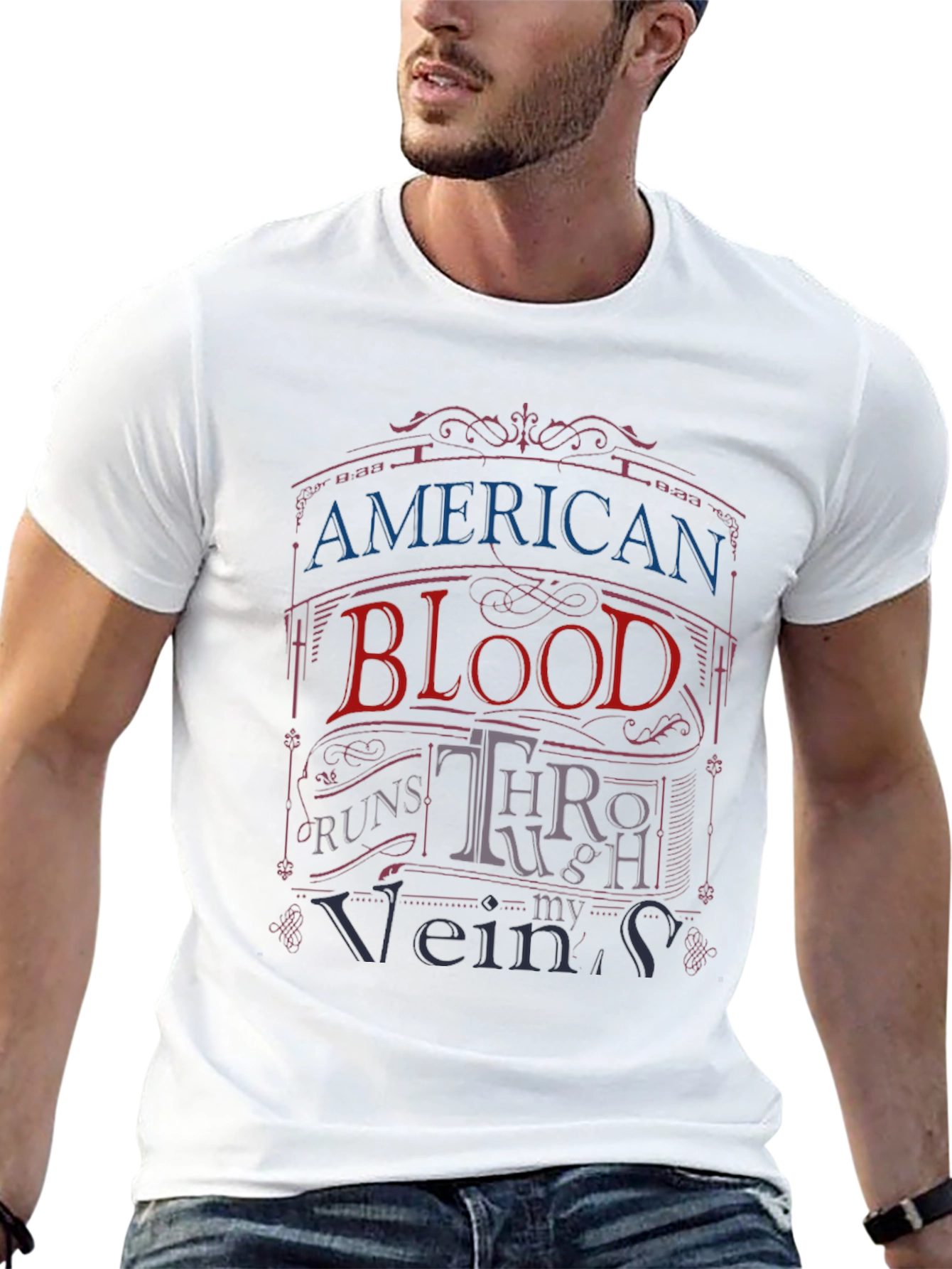 American Blood Runs Through My Veins T-Shirt