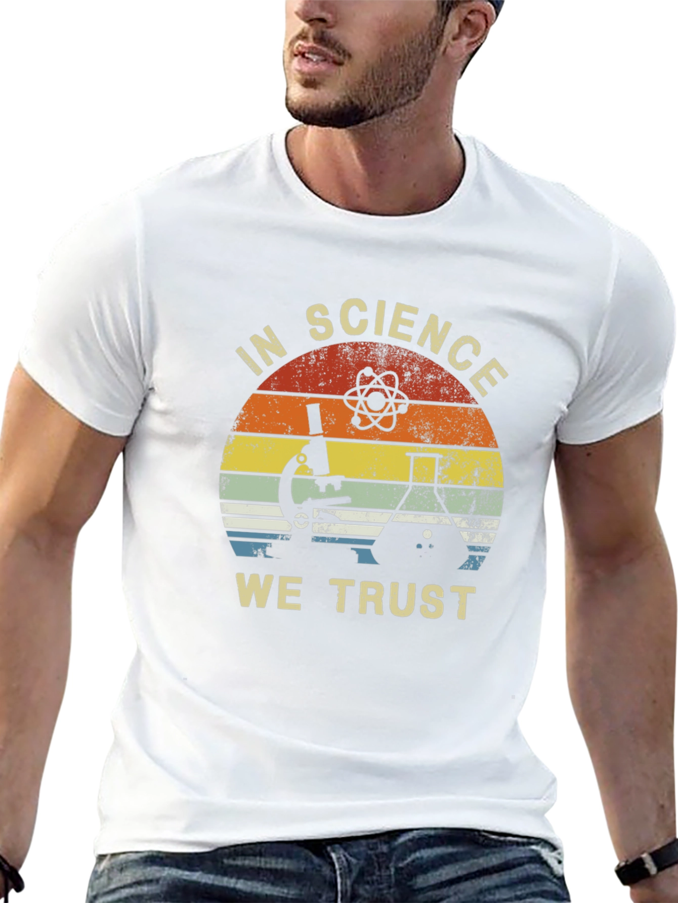 In Science We Trust Black T-Shirt