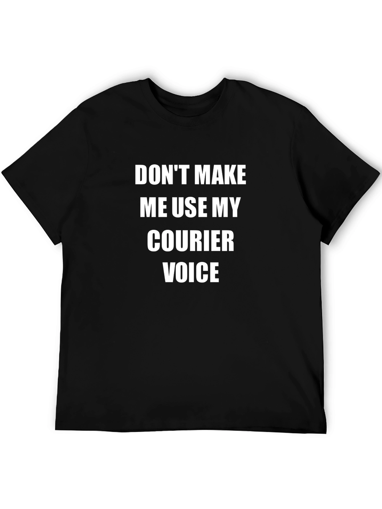 Courier Voice Mens T-Shirt