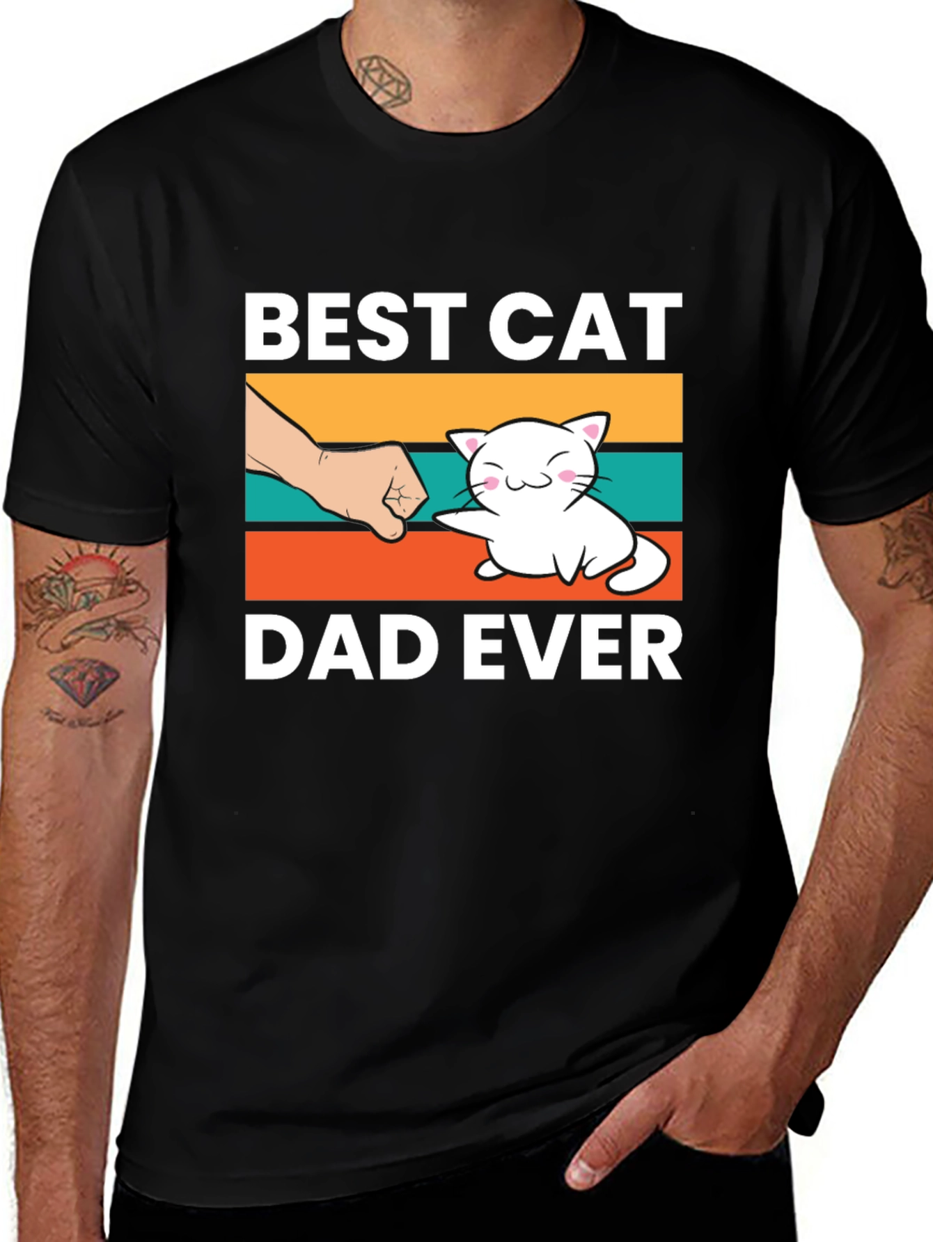Best Cat Dad Ever T-Shirt