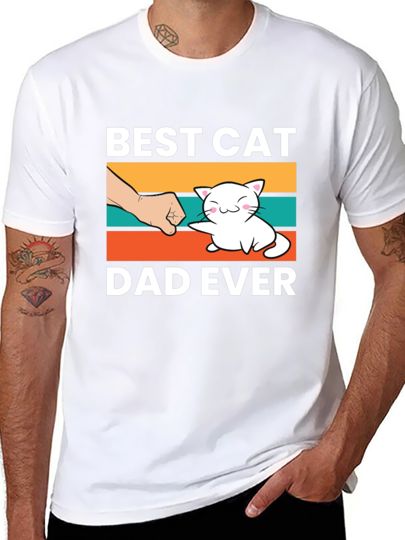 Best Cat Dad Ever T-Shirt