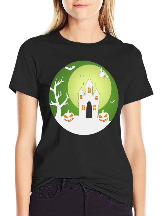 Halloween Castle Graphic Tee