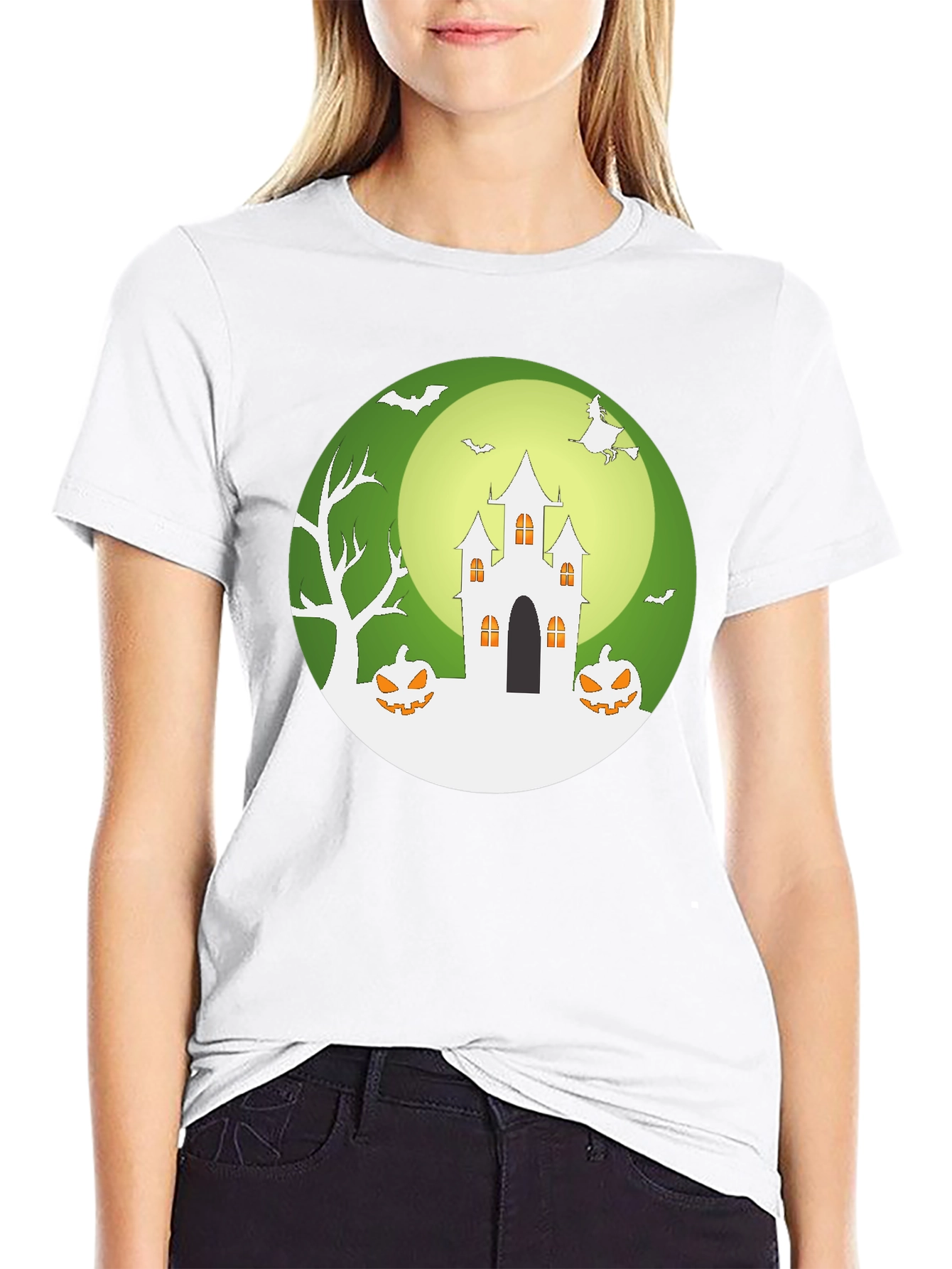 Halloween Castle Graphic Tee