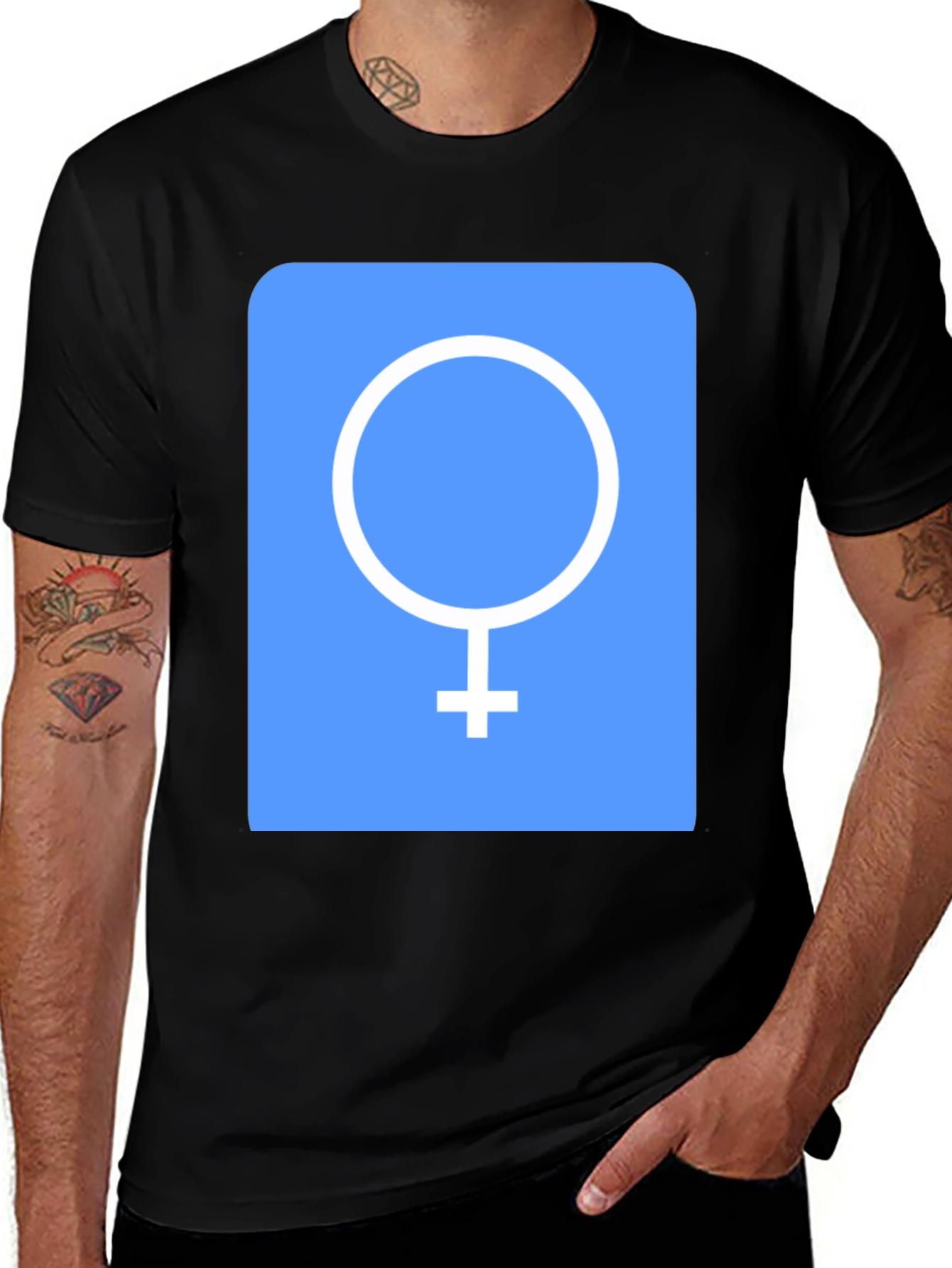 Feminine Symbol Graphic Tee - Unisex Soft Cotton Shirt