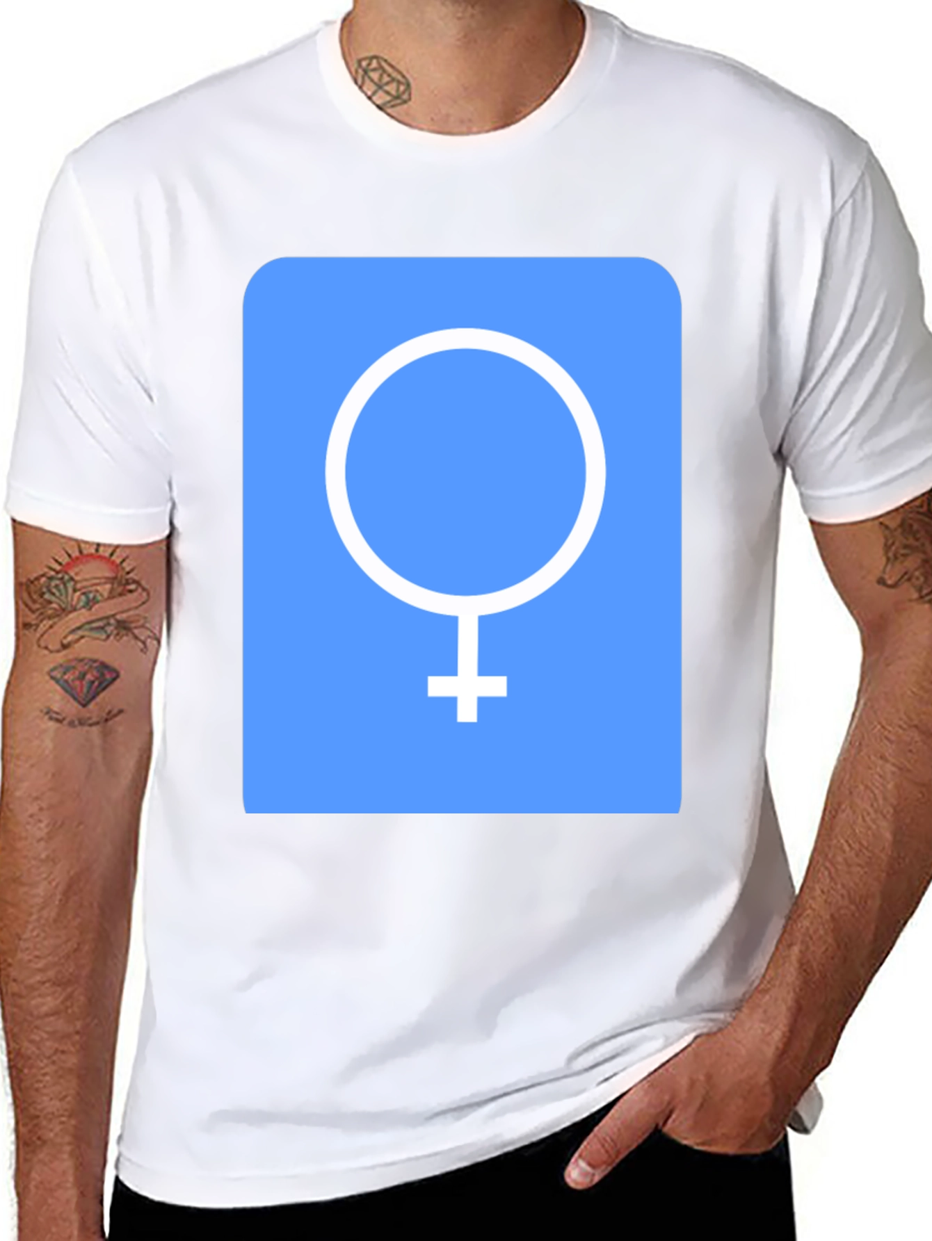 Feminine Symbol Graphic Tee - Unisex Soft Cotton Shirt