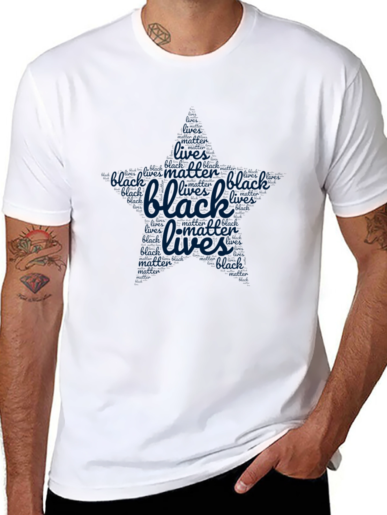 Black Lives Matter Star Tee