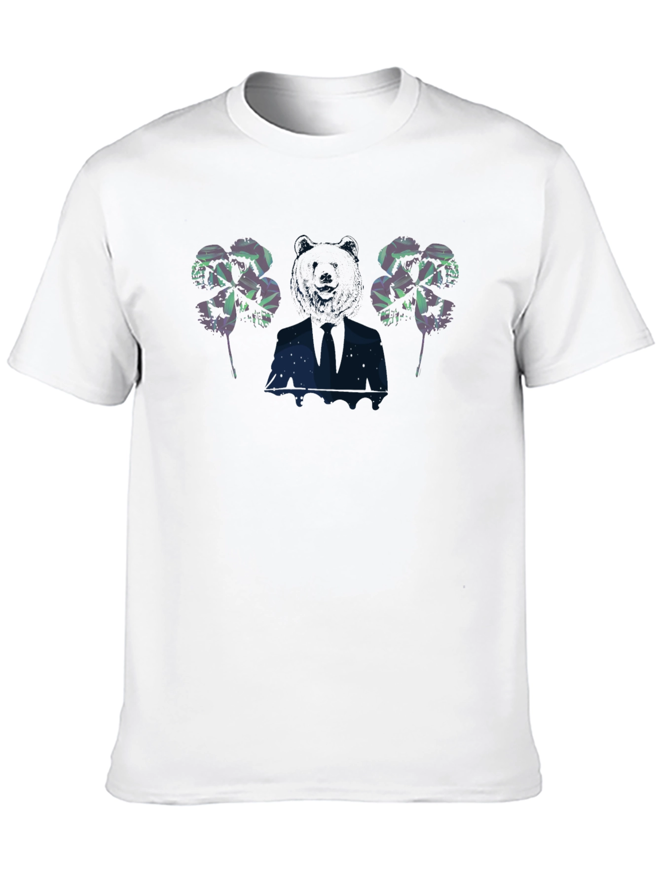 Mens Graphic Print Black T-Shirt