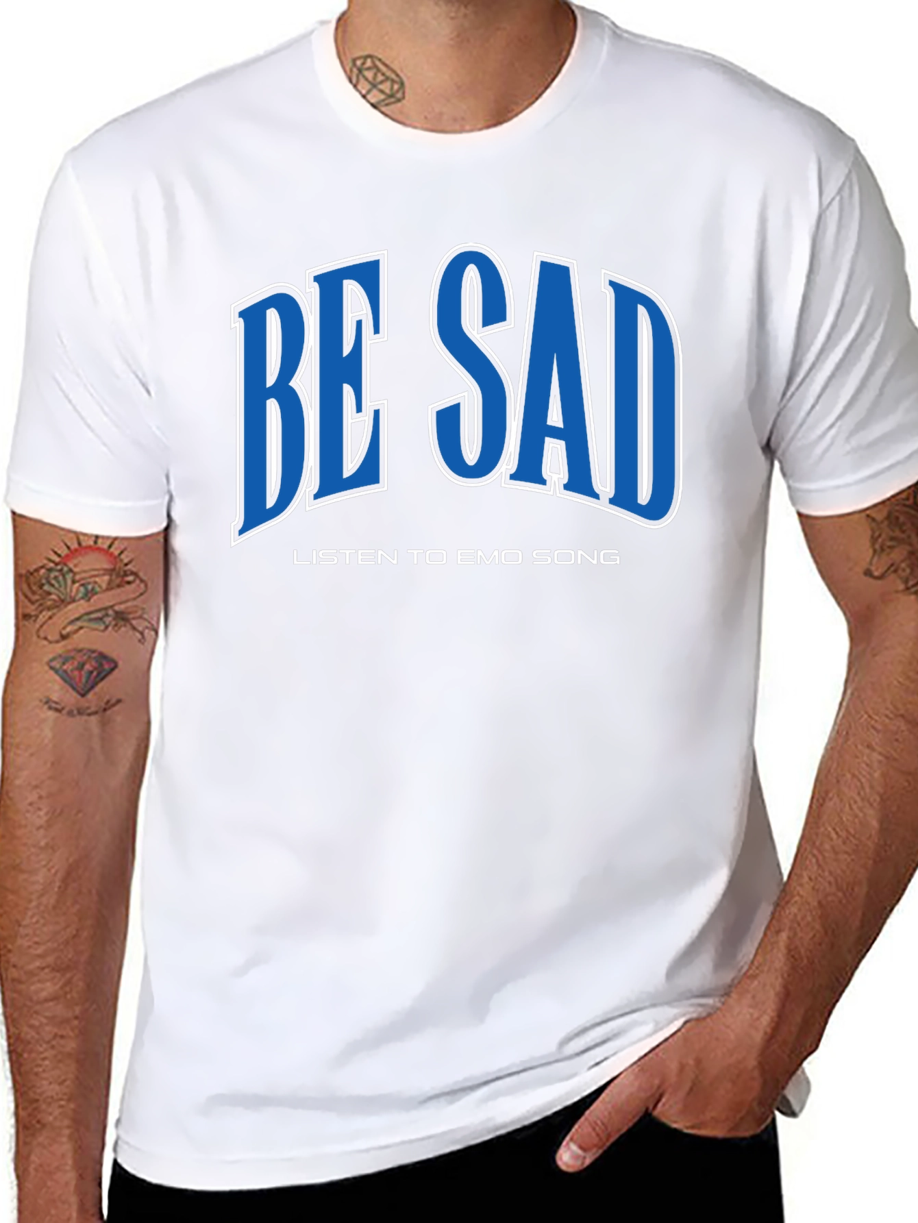 Be Sad Emo Song T-Shirt