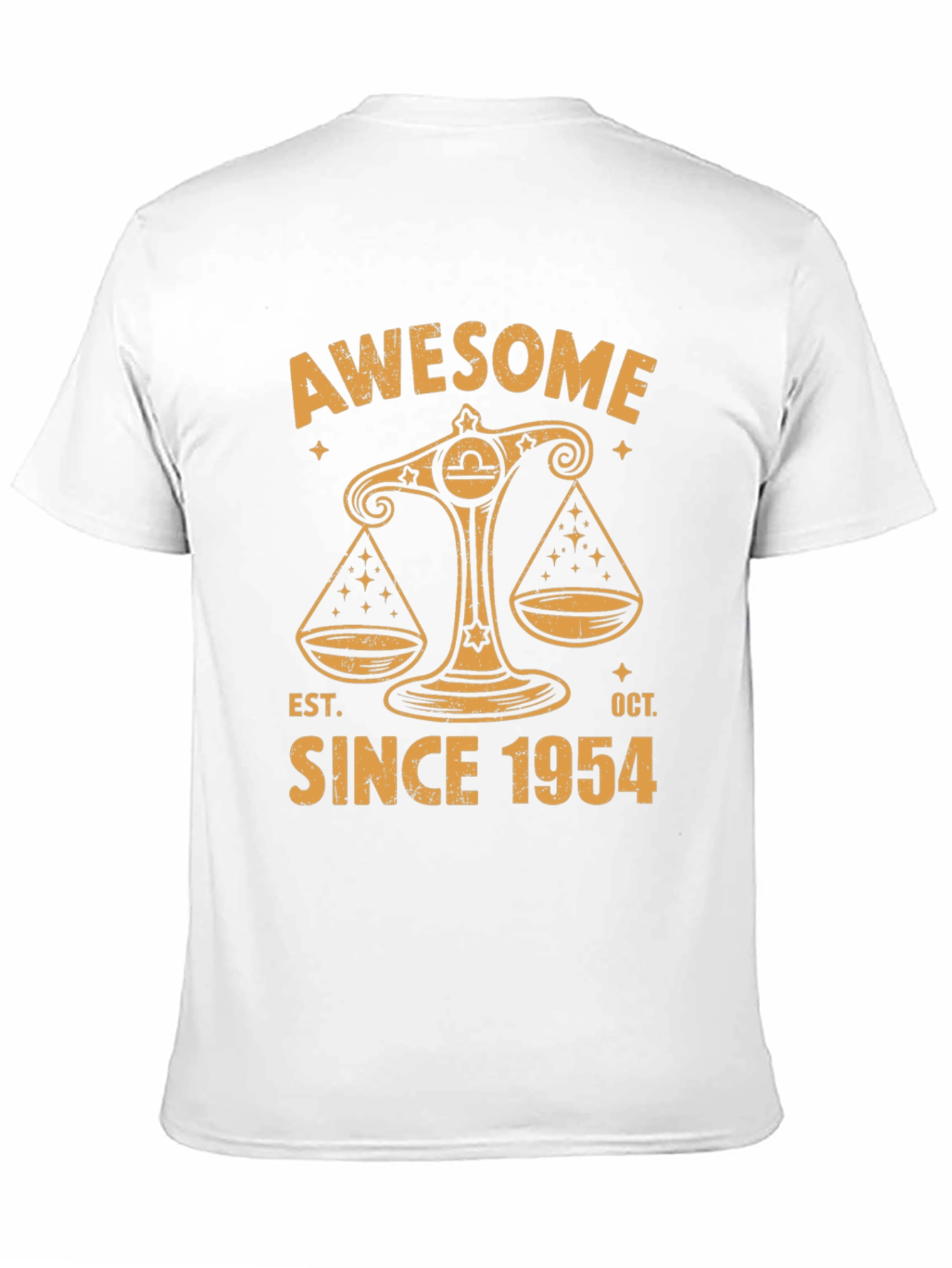 Awesome Libra Since 1954 Black T-Shirt