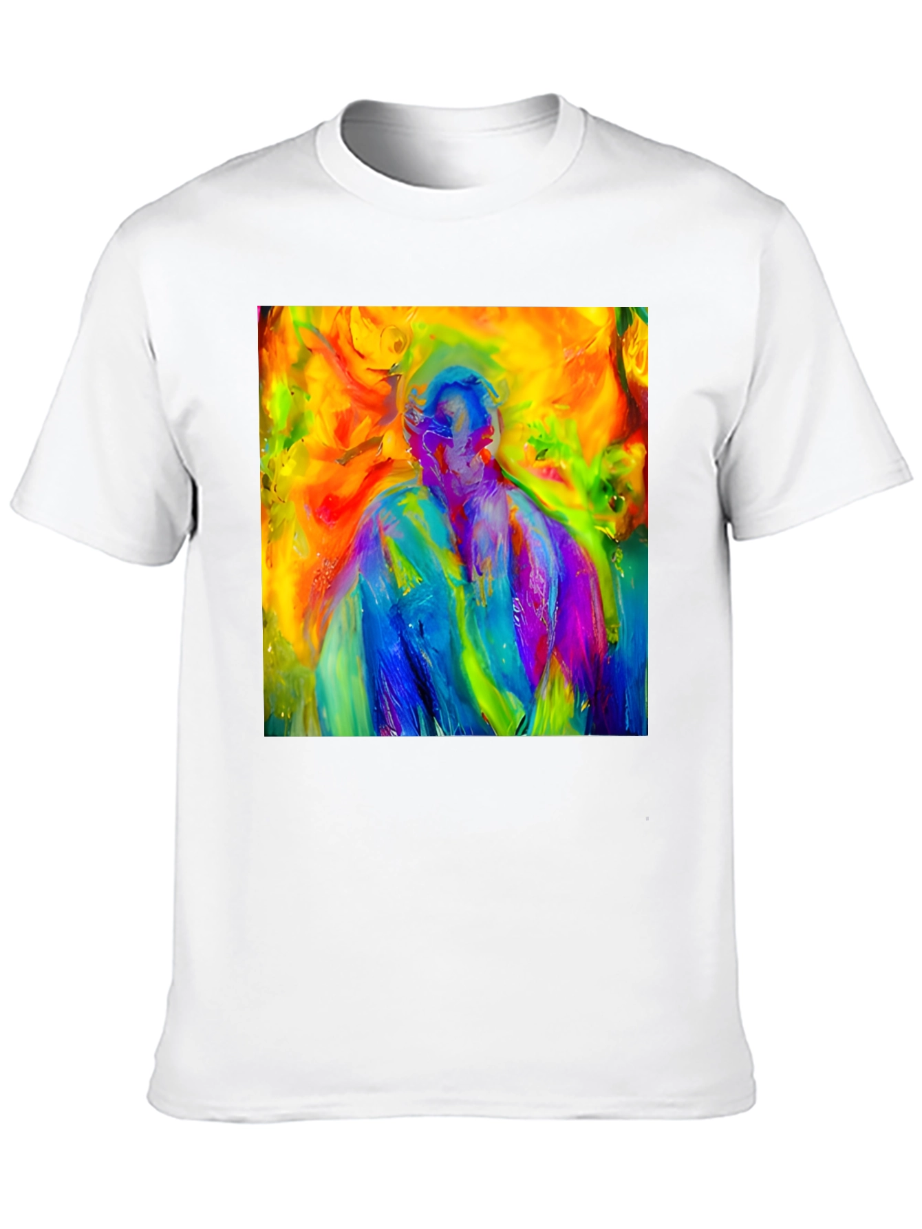 Abstract Art Graphic Black Tee