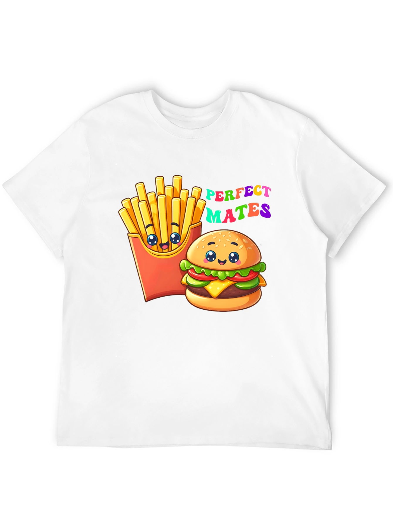 Perfect Mates Burger & Fries Graphic Tee