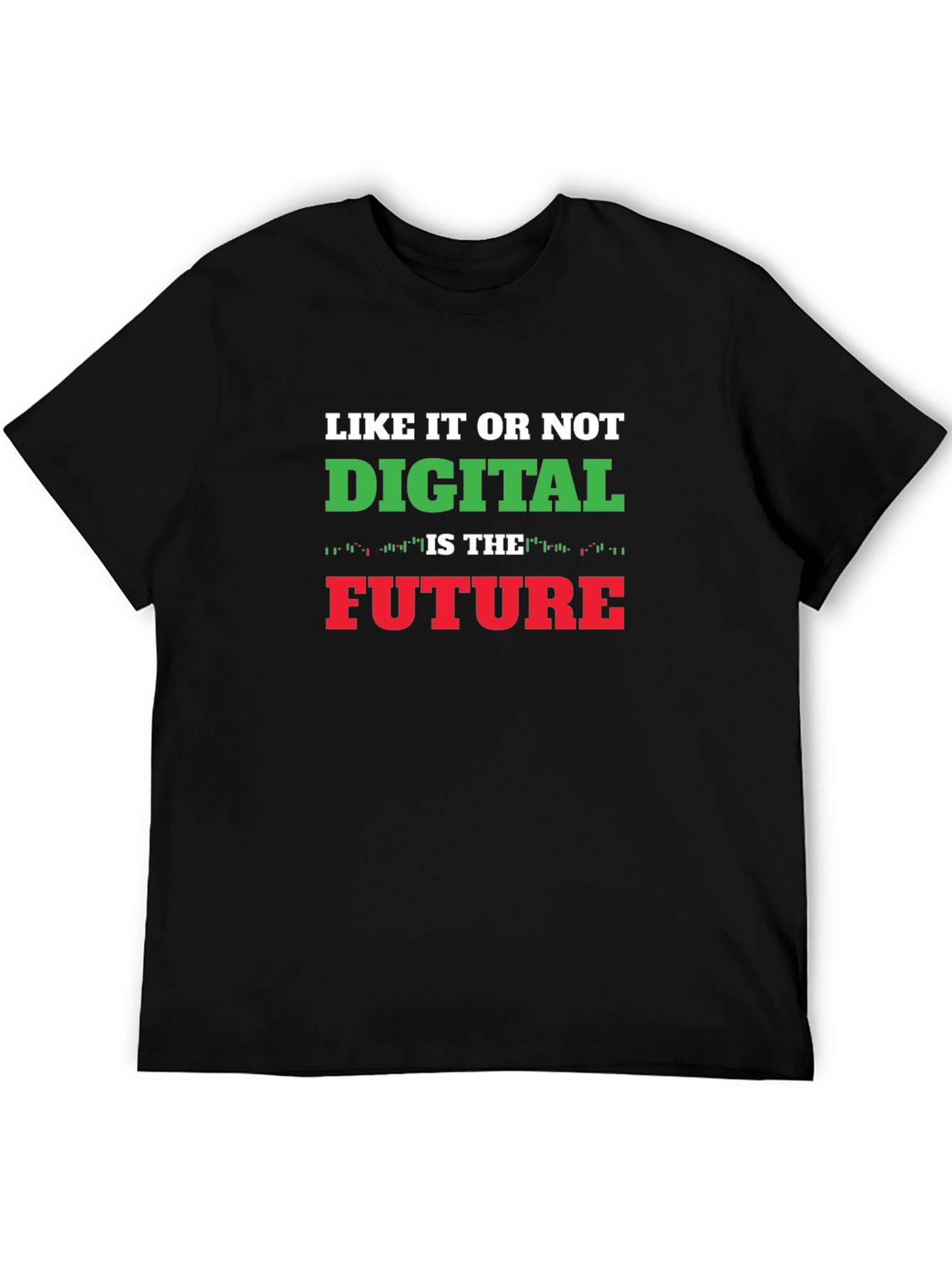 Digital Future T-Shirt - Black Mens