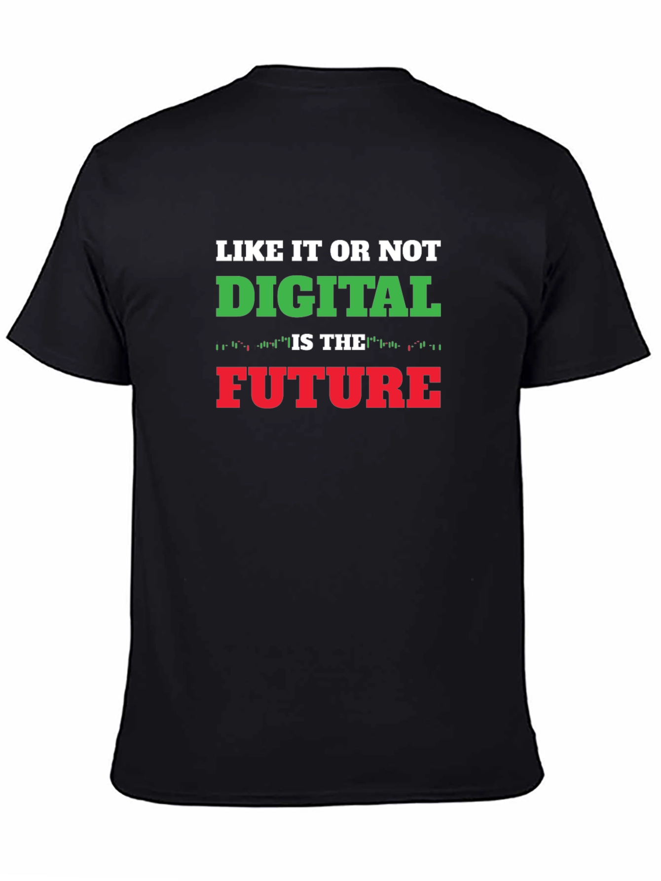 Digital Future T-Shirt - Black Mens