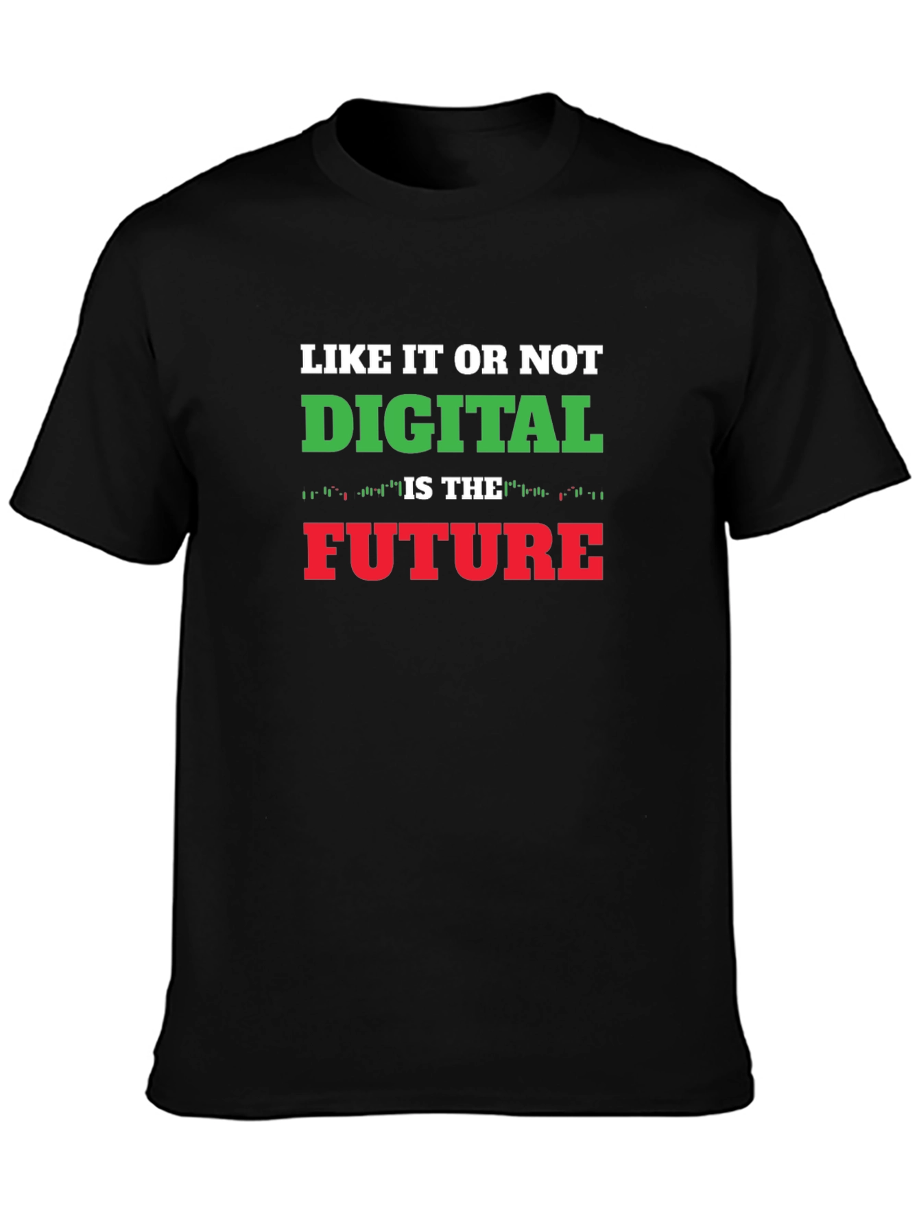 Digital Future T-Shirt - Black Mens