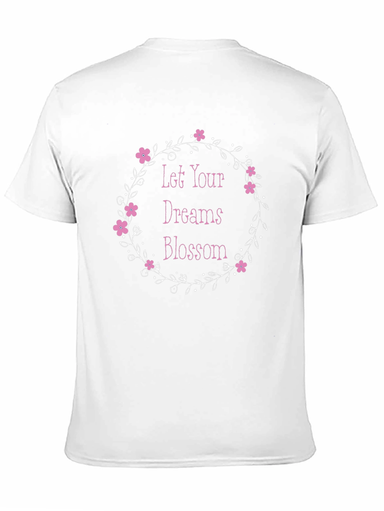 Floral Dream Blossom Black Graphic Tee