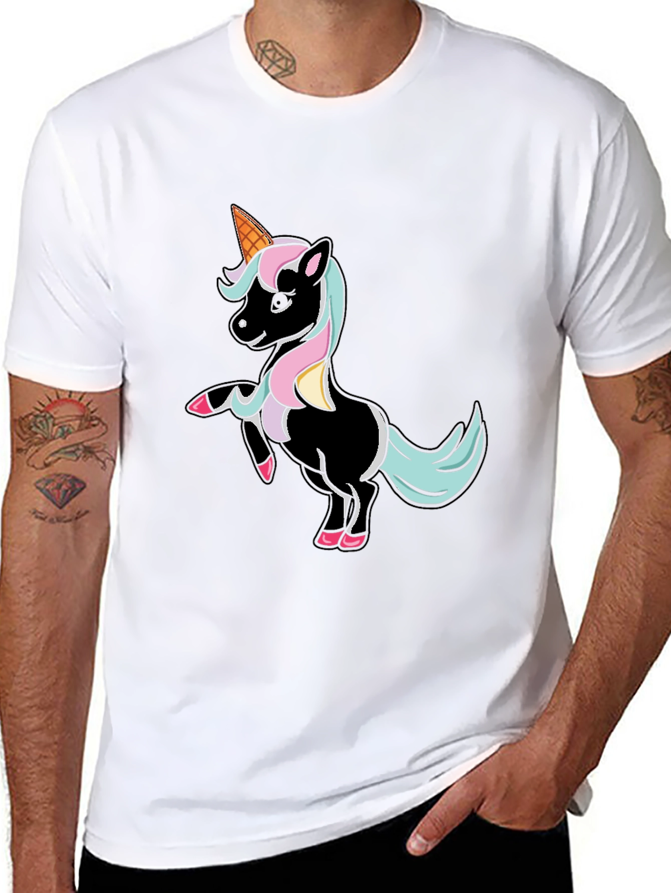 Unicorn Ice Cream Cone T-Shirt