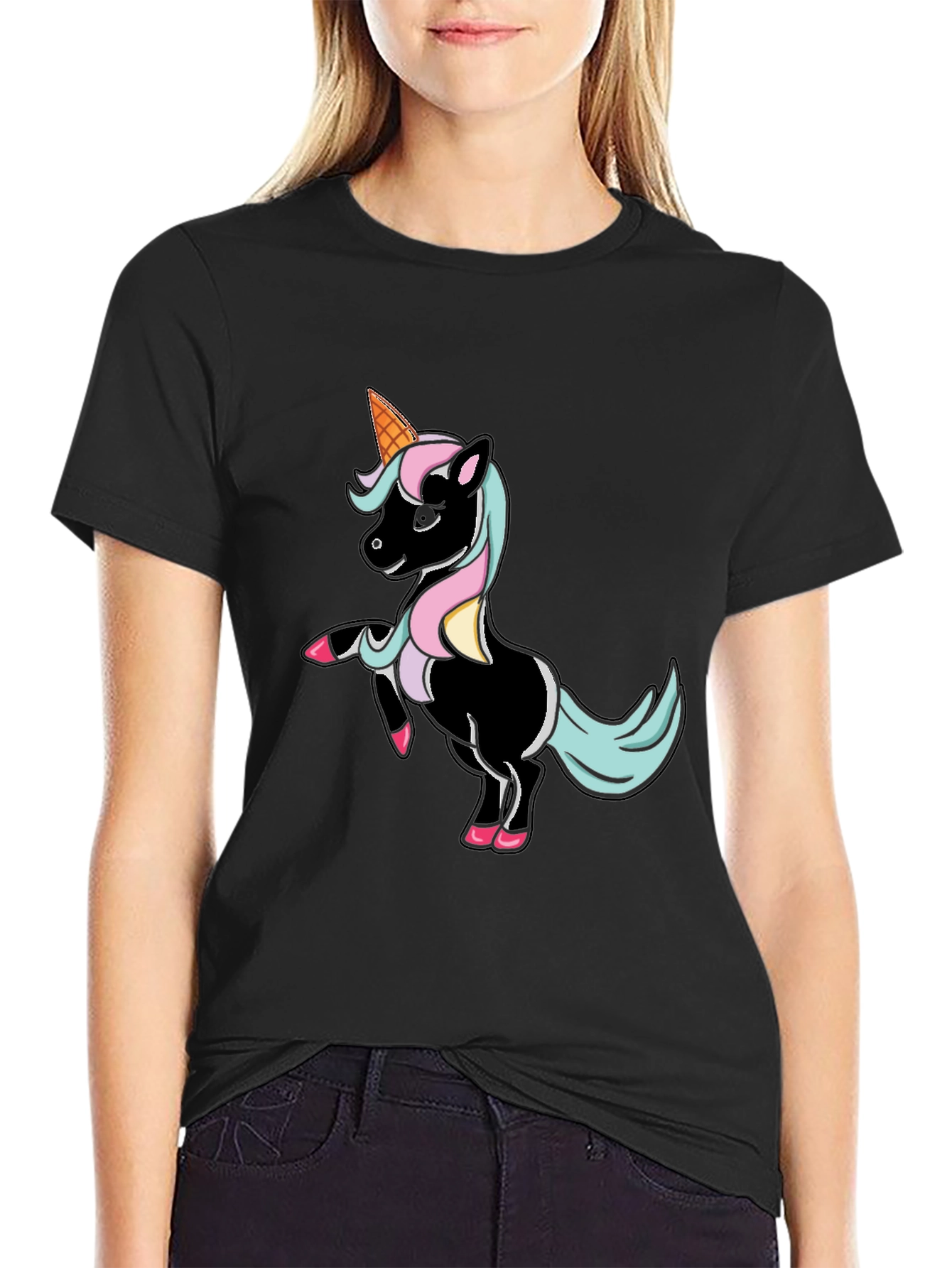 Unicorn Ice Cream Cone T-Shirt