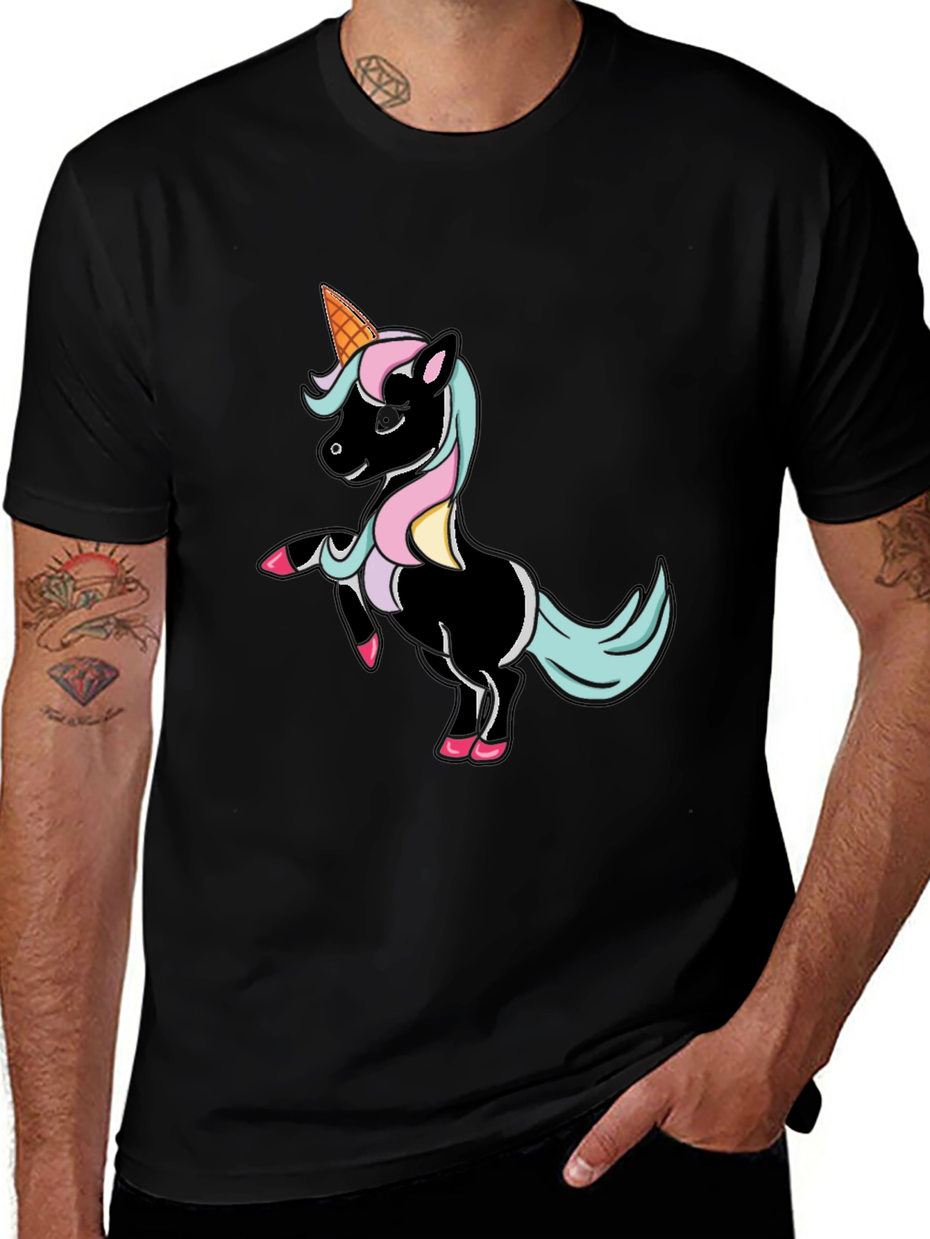Unicorn Ice Cream Cone T-Shirt