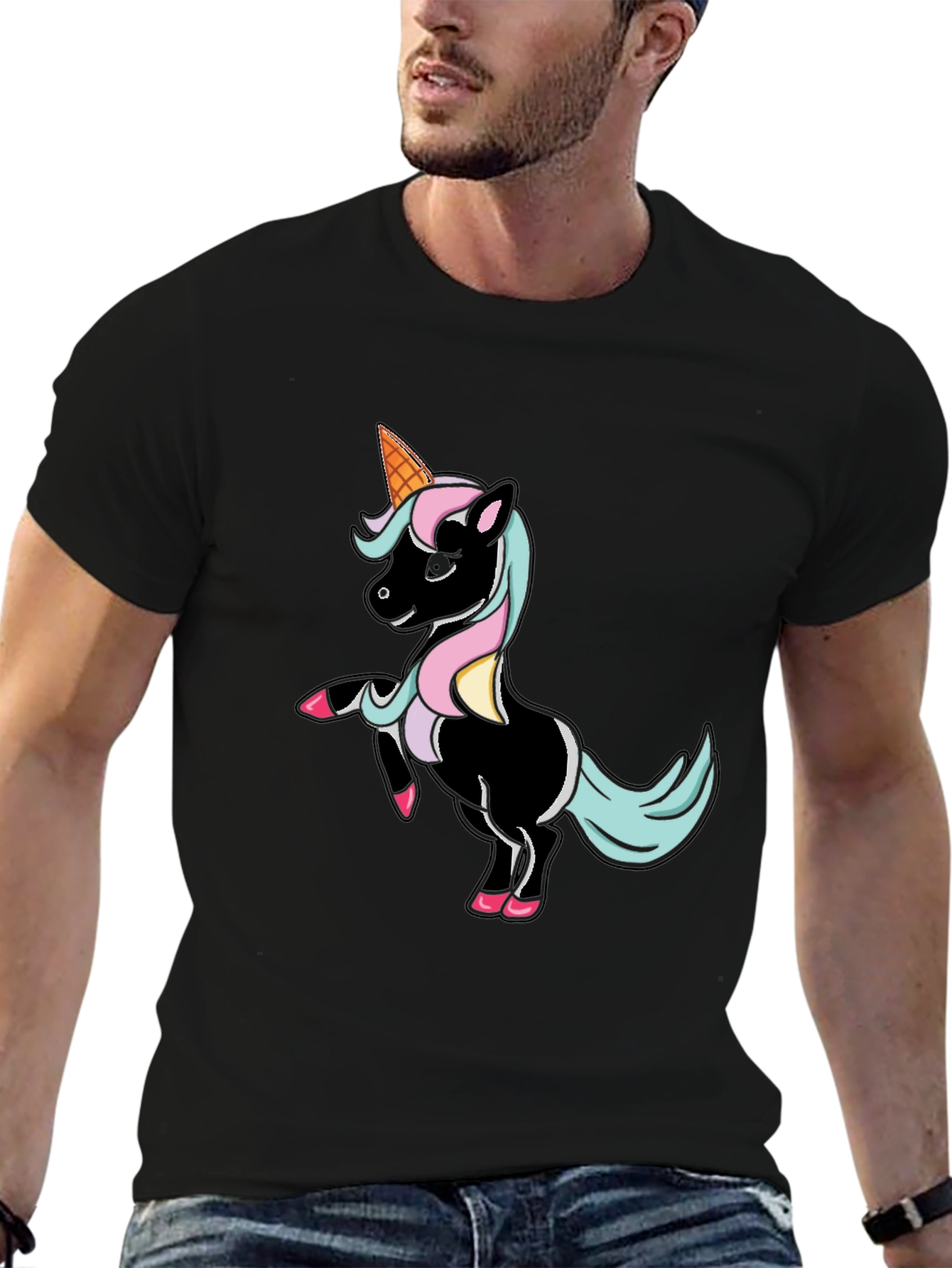 Unicorn Ice Cream Cone T-Shirt
