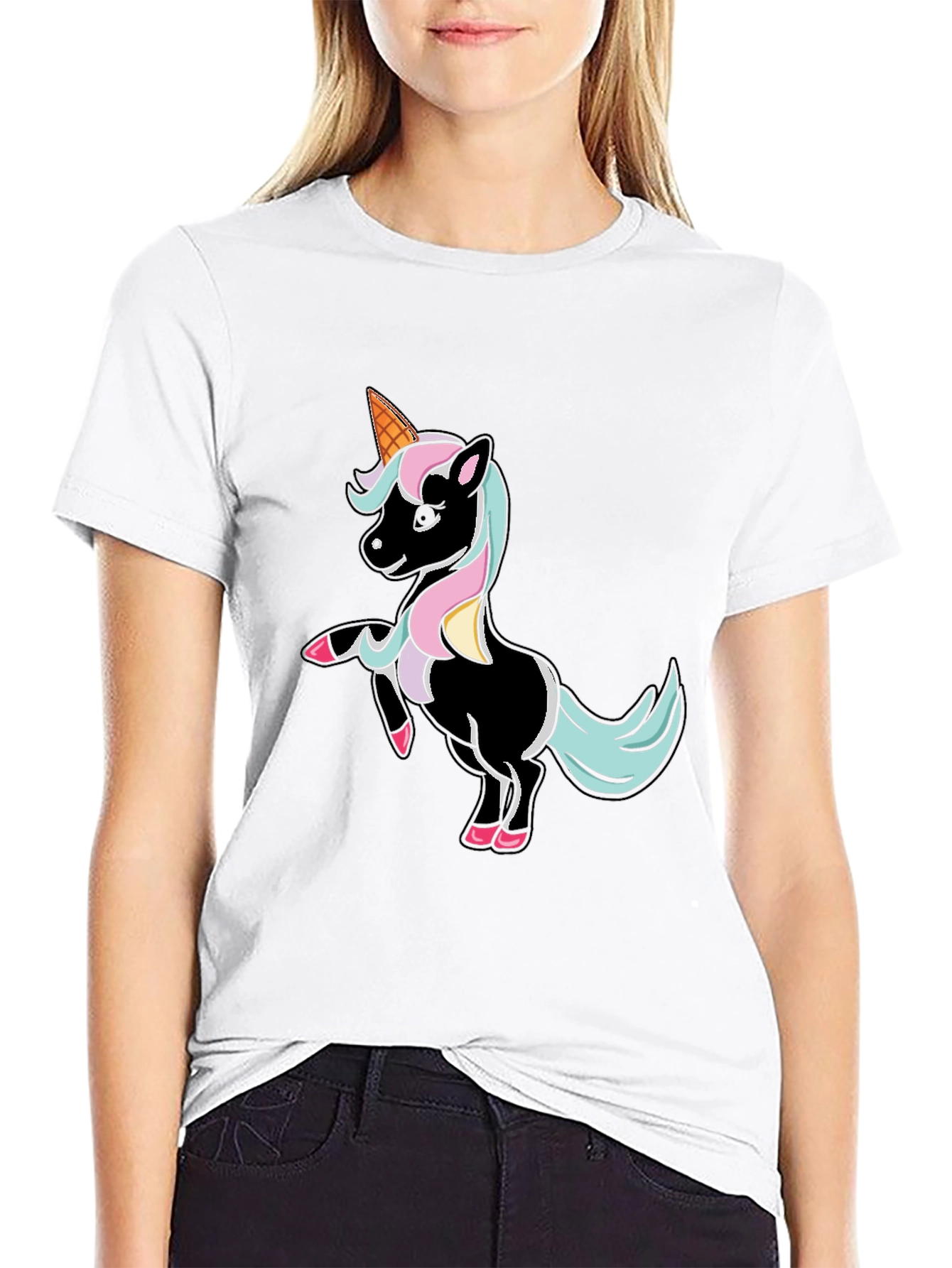 Unicorn Ice Cream Cone T-Shirt