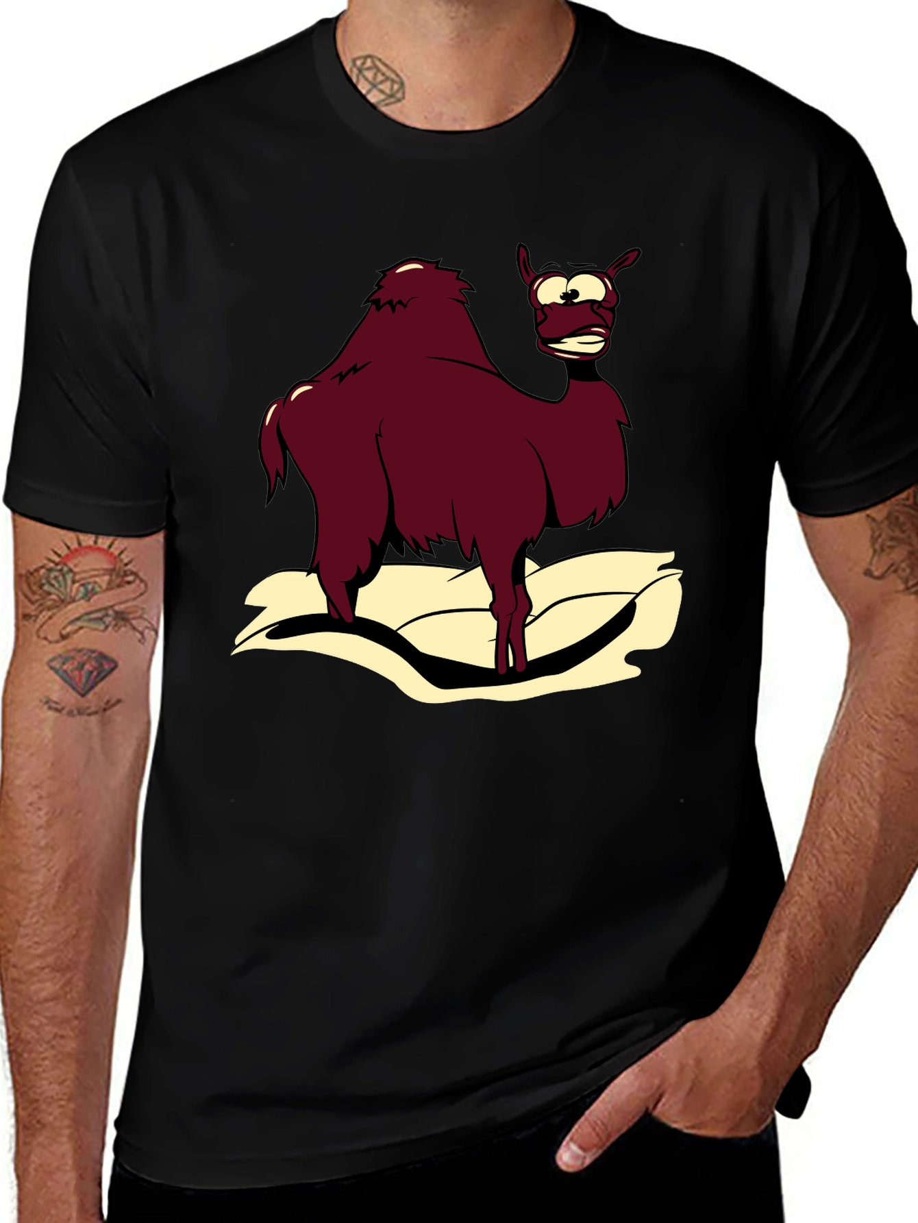 Funny Cartoon Camel T-Shirt
