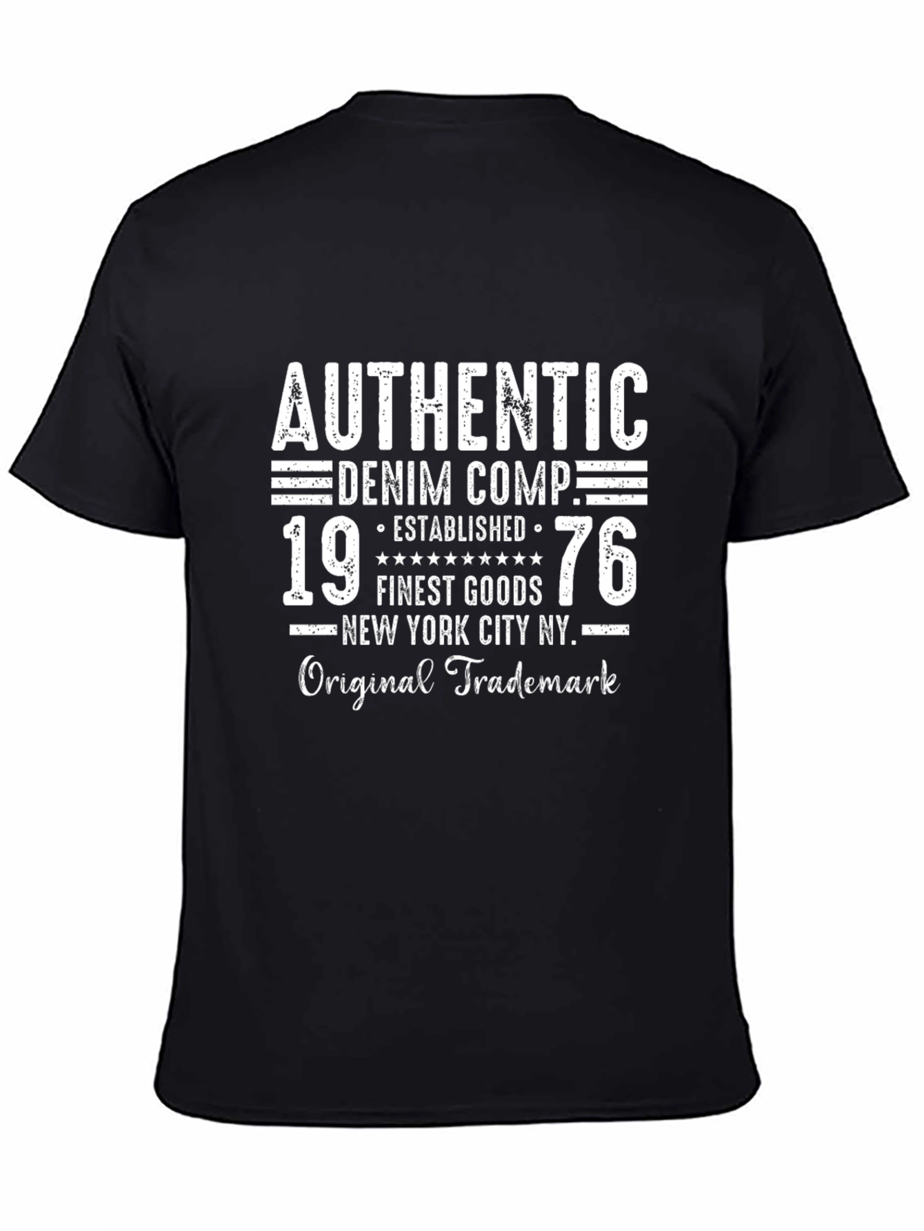 Authentic Denim Tee - Established 1976