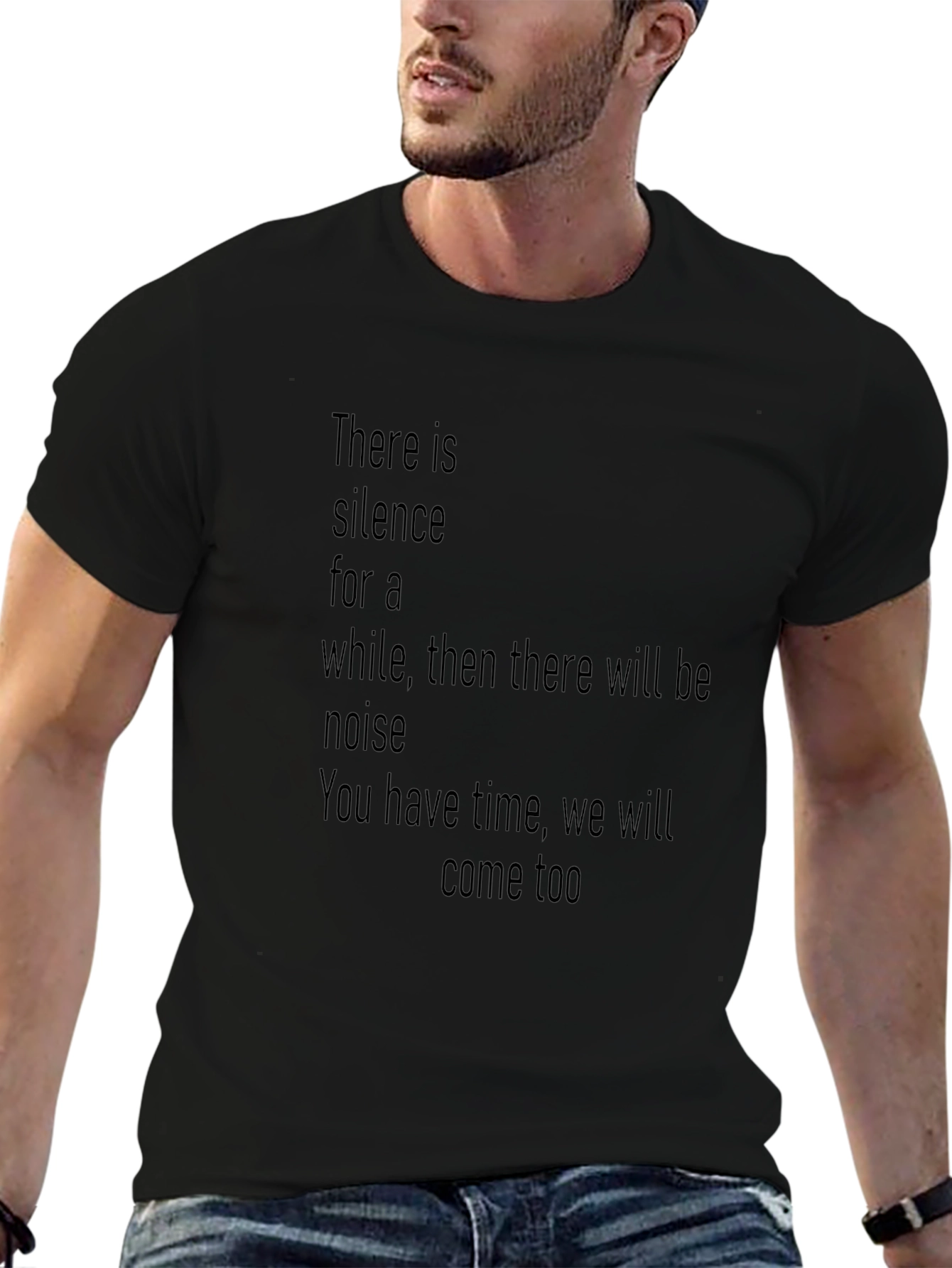 Silence & Noise Mens Graphic Tee