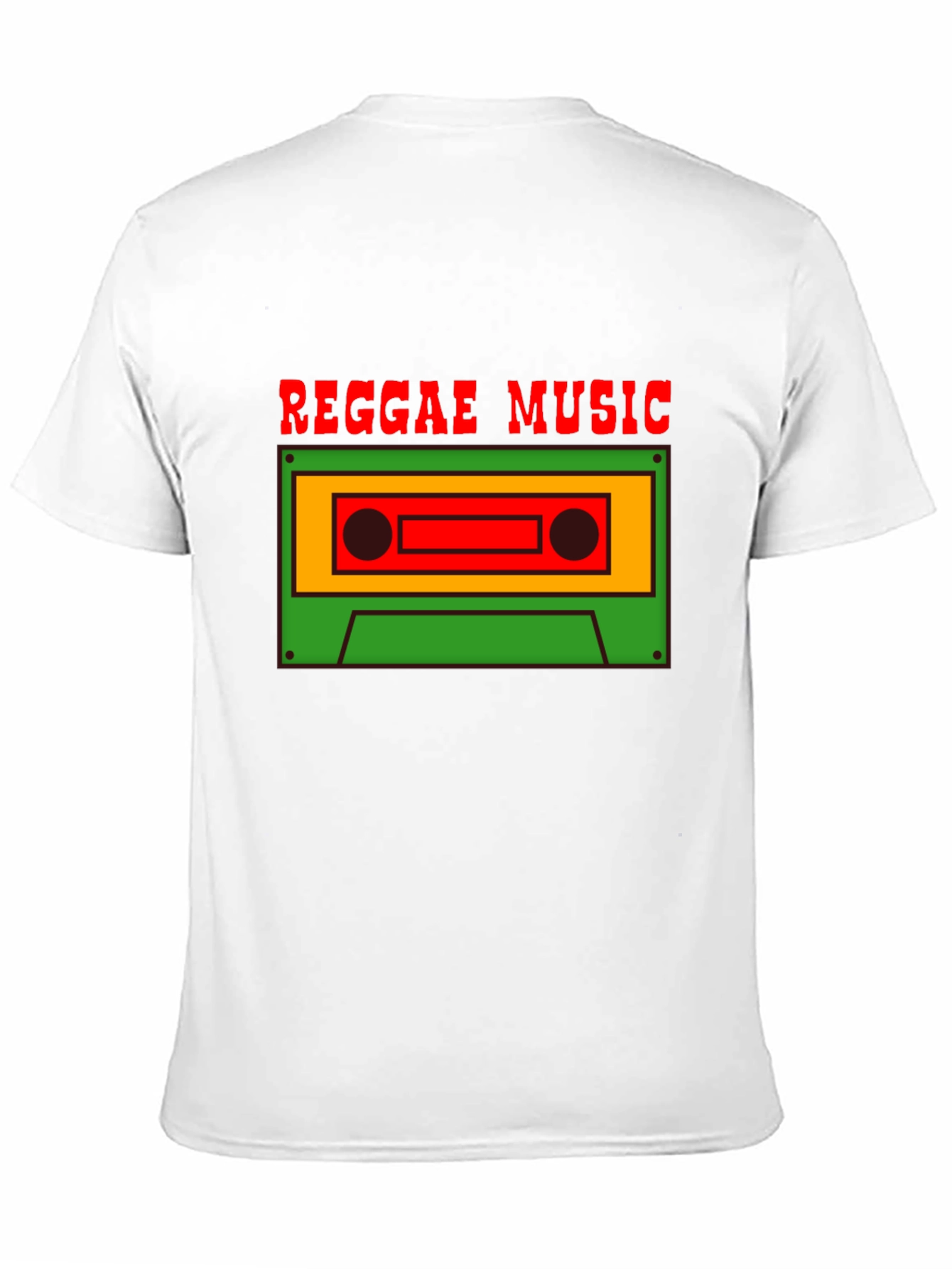 Reggae Music Cassette Graphic Tee