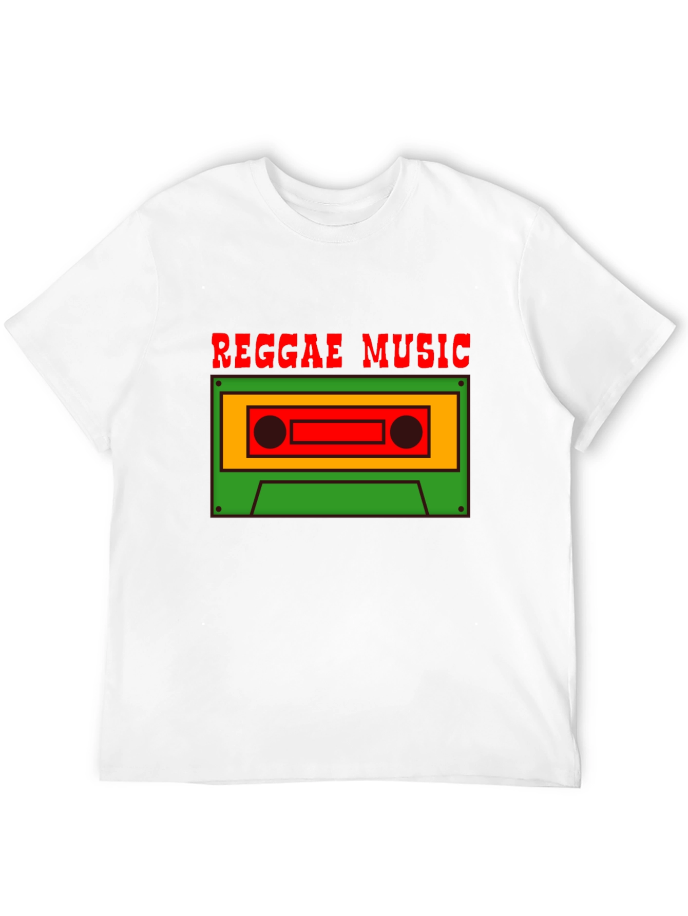 Reggae Music Cassette Graphic Tee