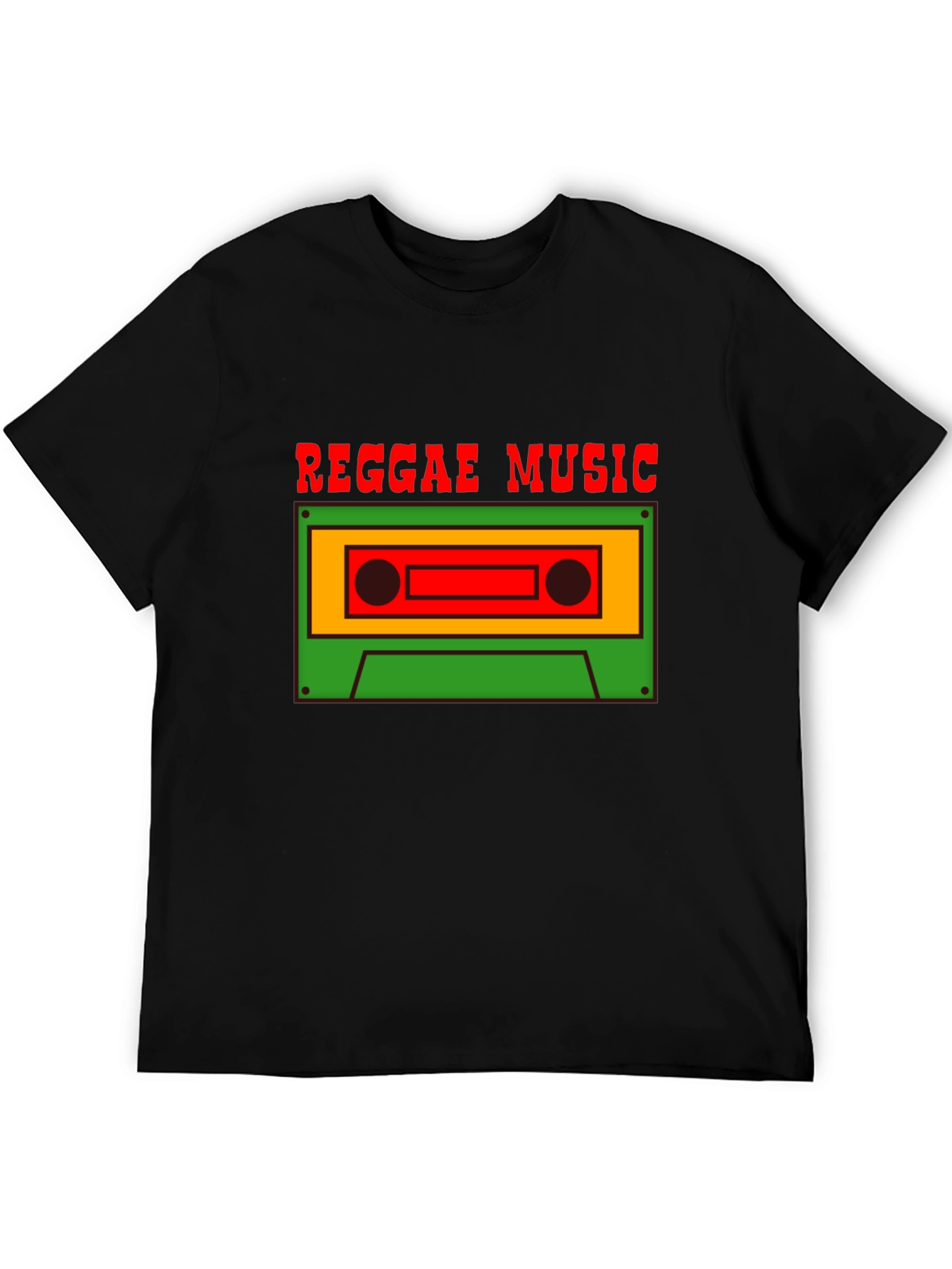 Reggae Music Cassette Graphic Tee