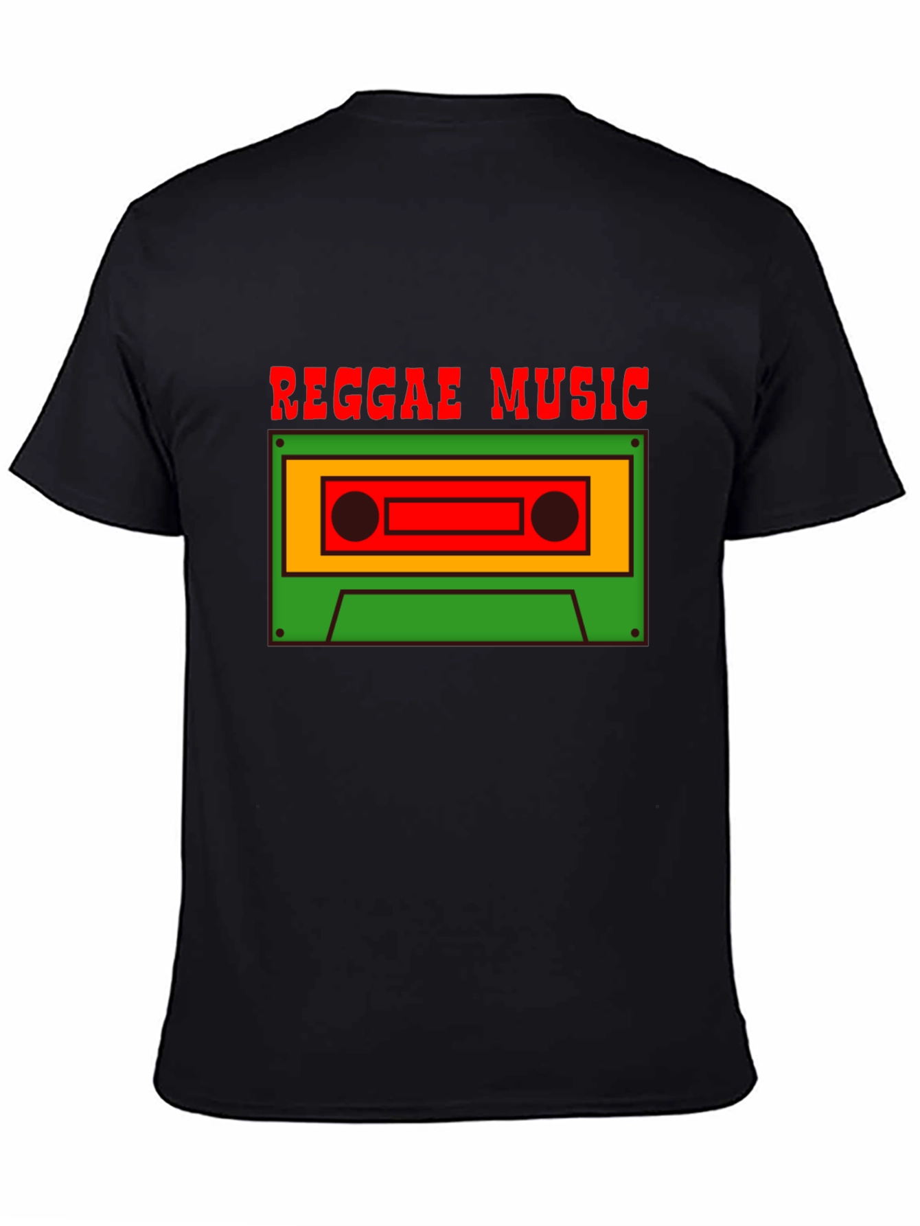Reggae Music Cassette Graphic Tee