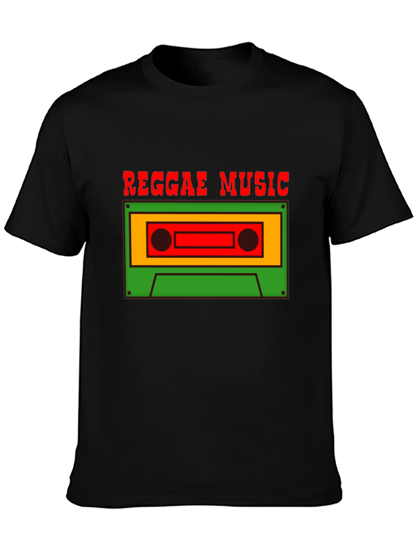 Reggae Music Cassette Graphic Tee