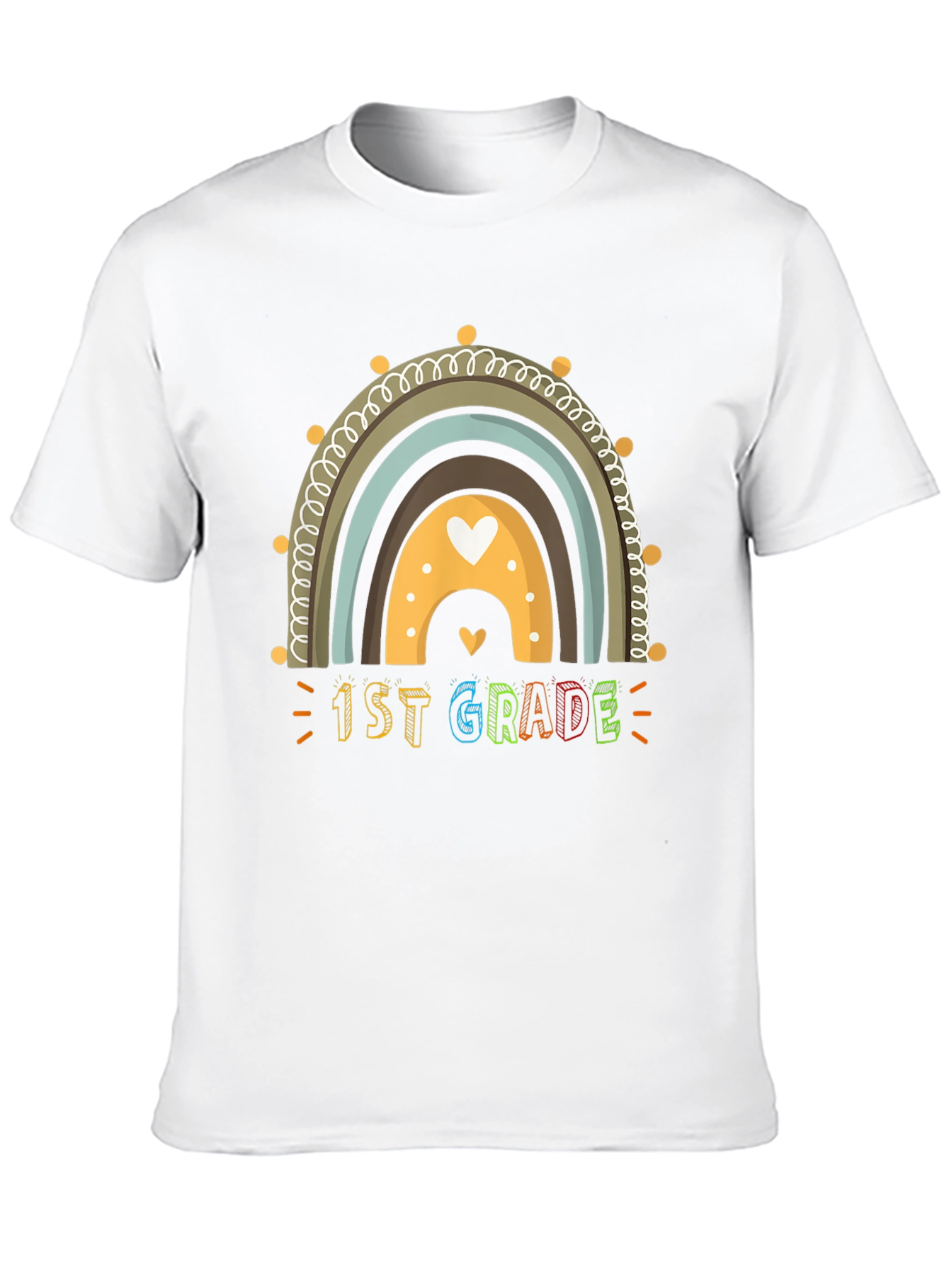 1st Grade Rainbow Teacher Shirt