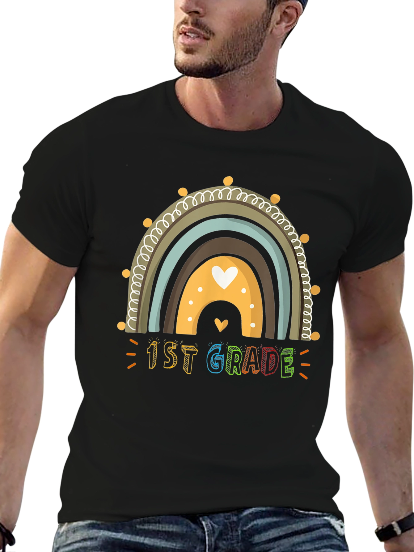 1st Grade Rainbow Teacher Shirt