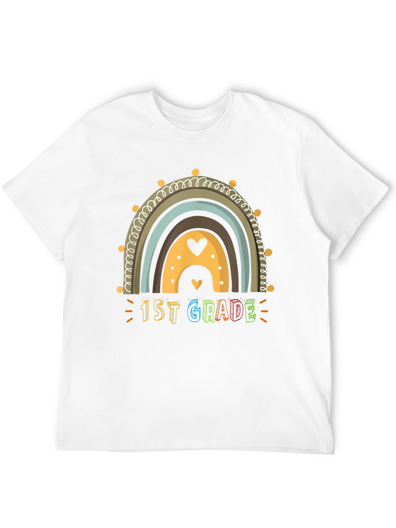 1st Grade Rainbow Teacher Shirt