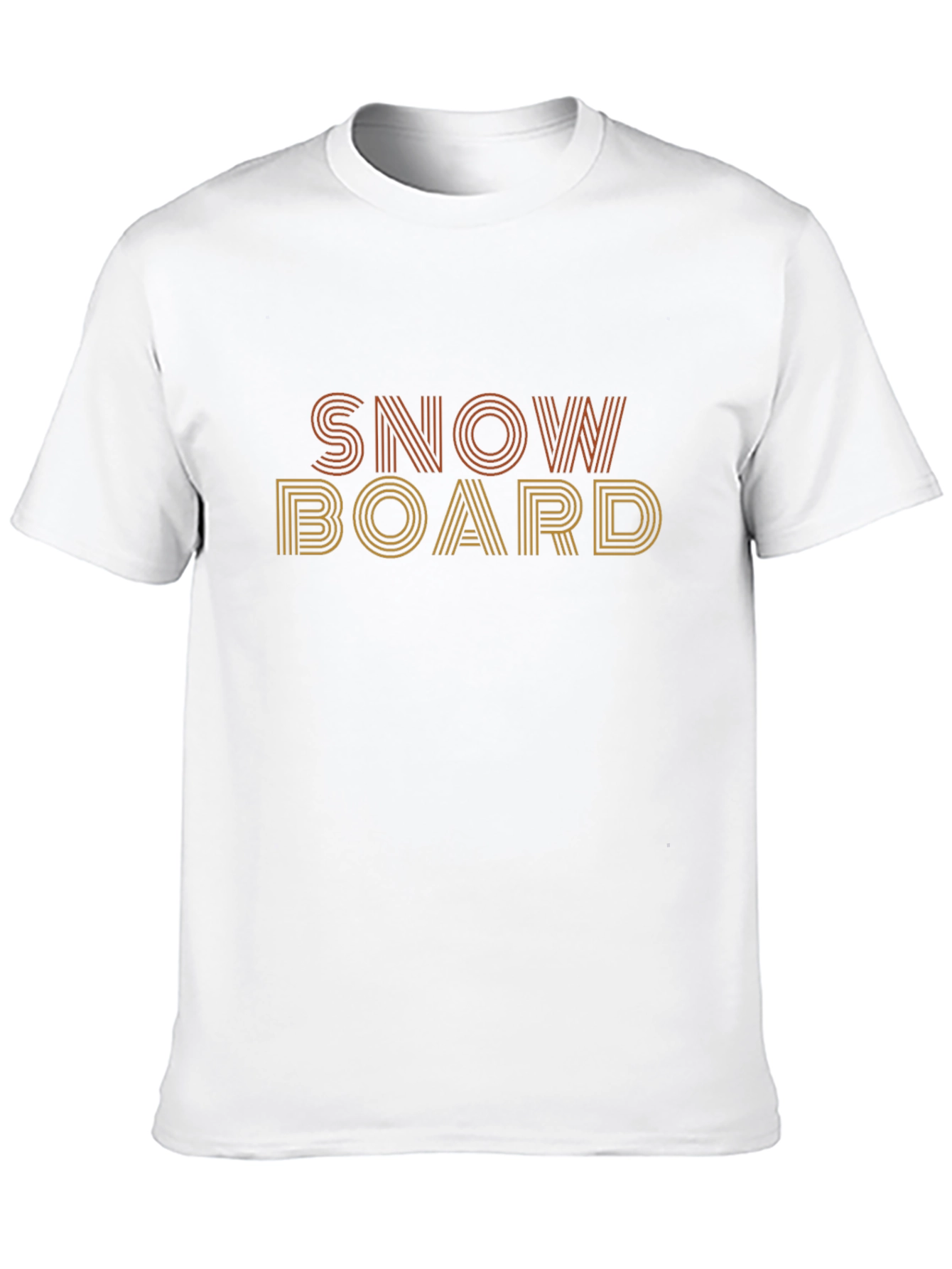 Retro Snowboard T-Shirt - Black Graphic Tee