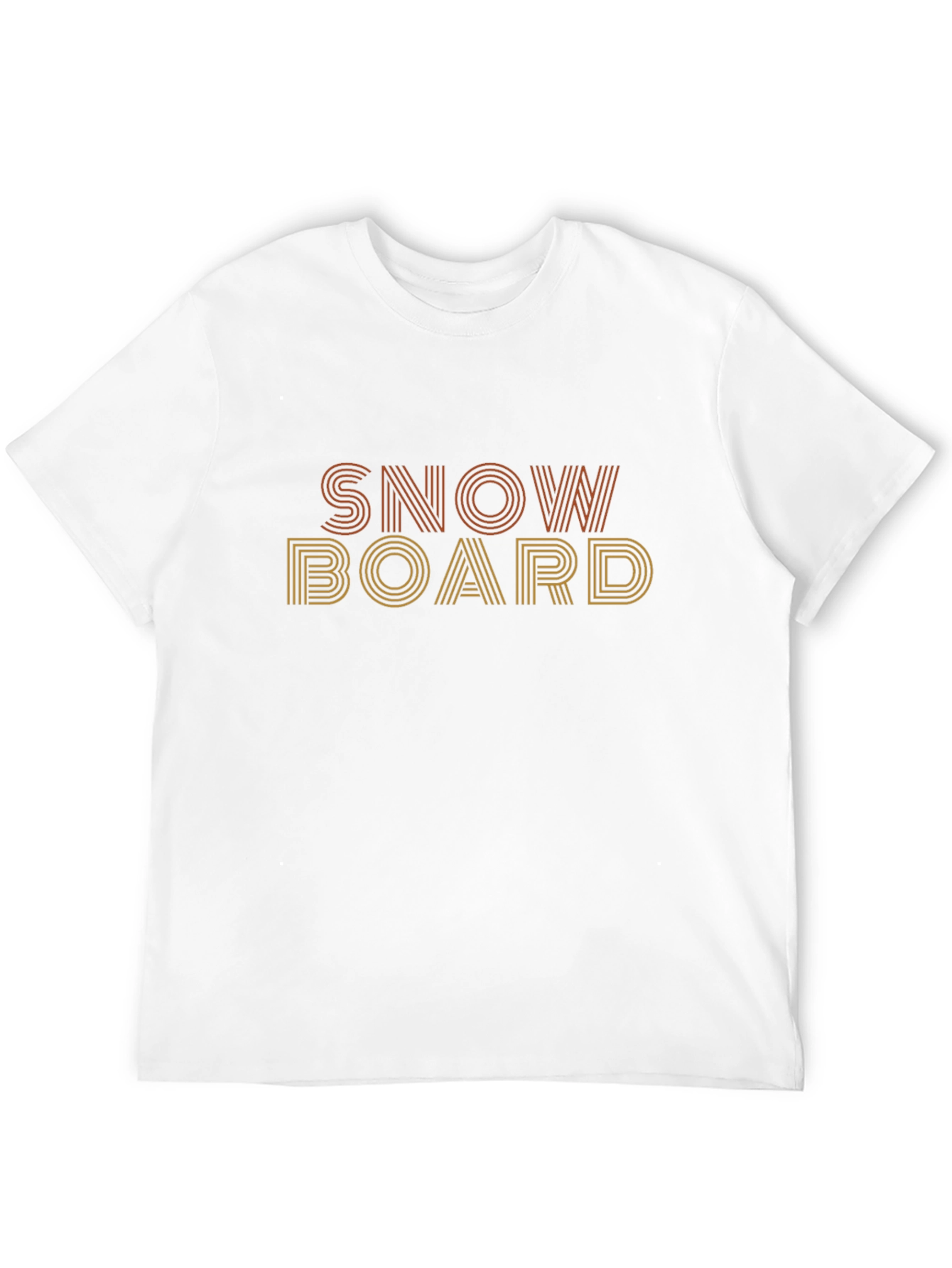 Retro Snowboard T-Shirt - Black Graphic Tee