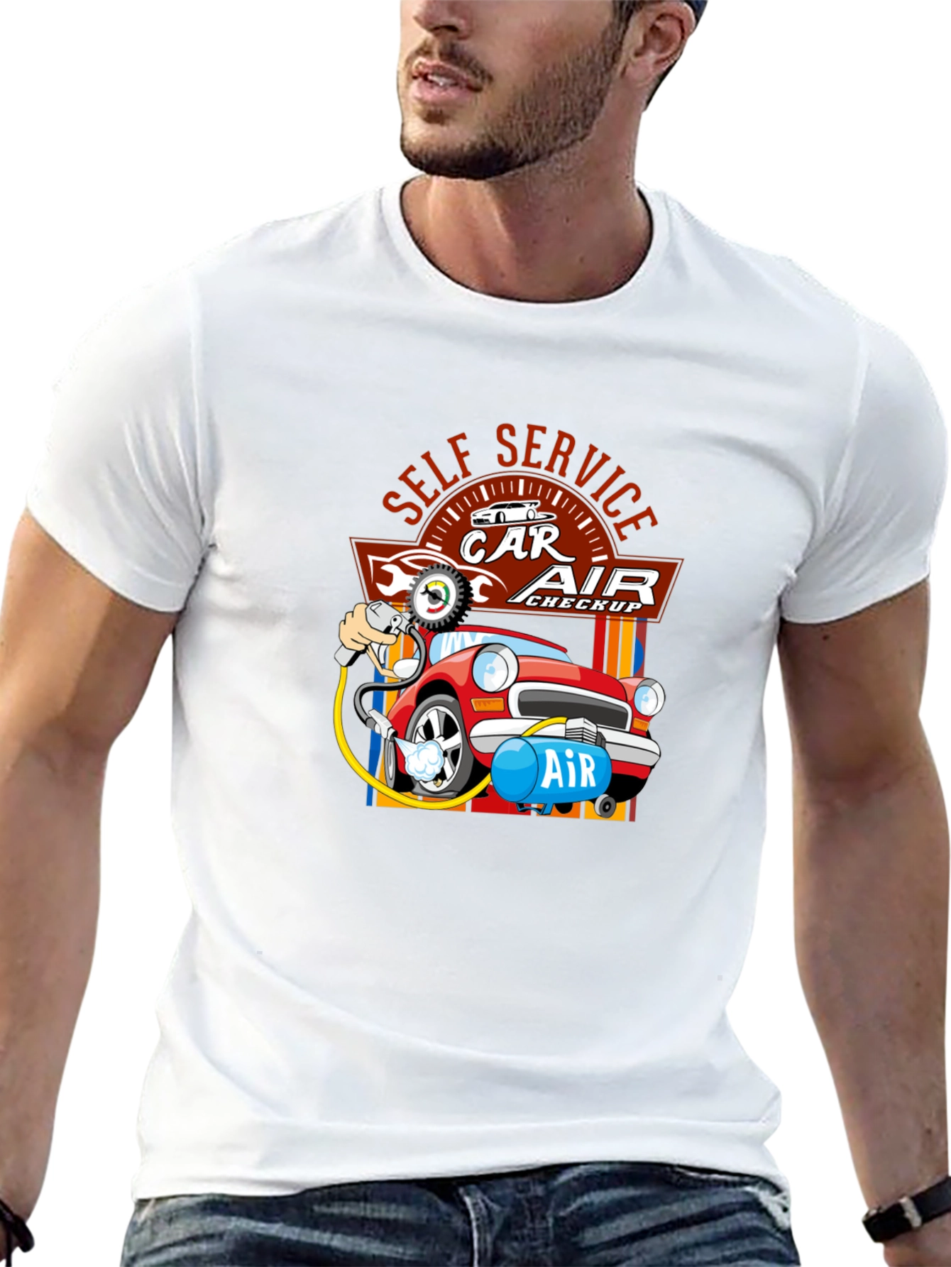 Car Air Checkup Graphic T-Shirt