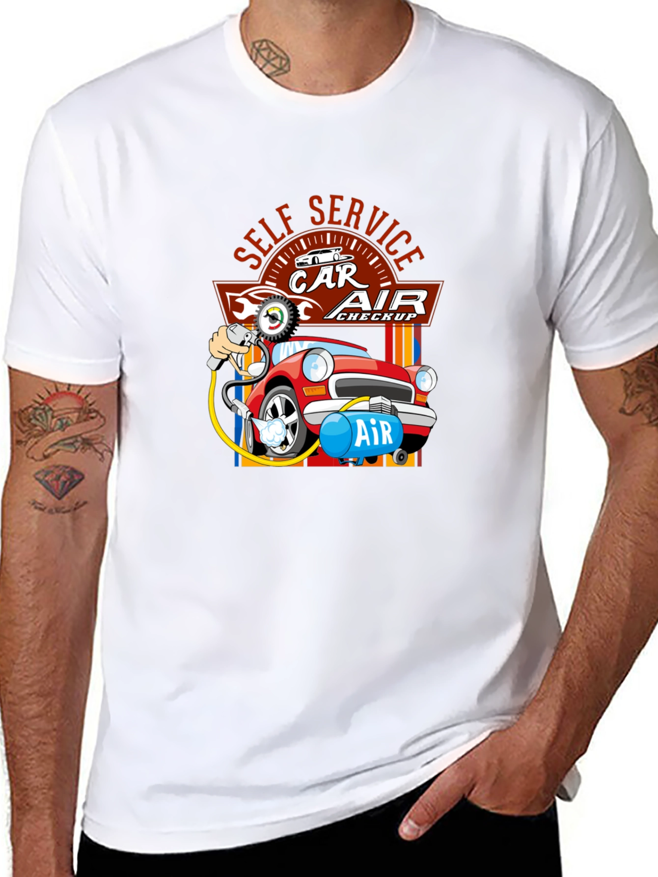 Car Air Checkup Graphic T-Shirt