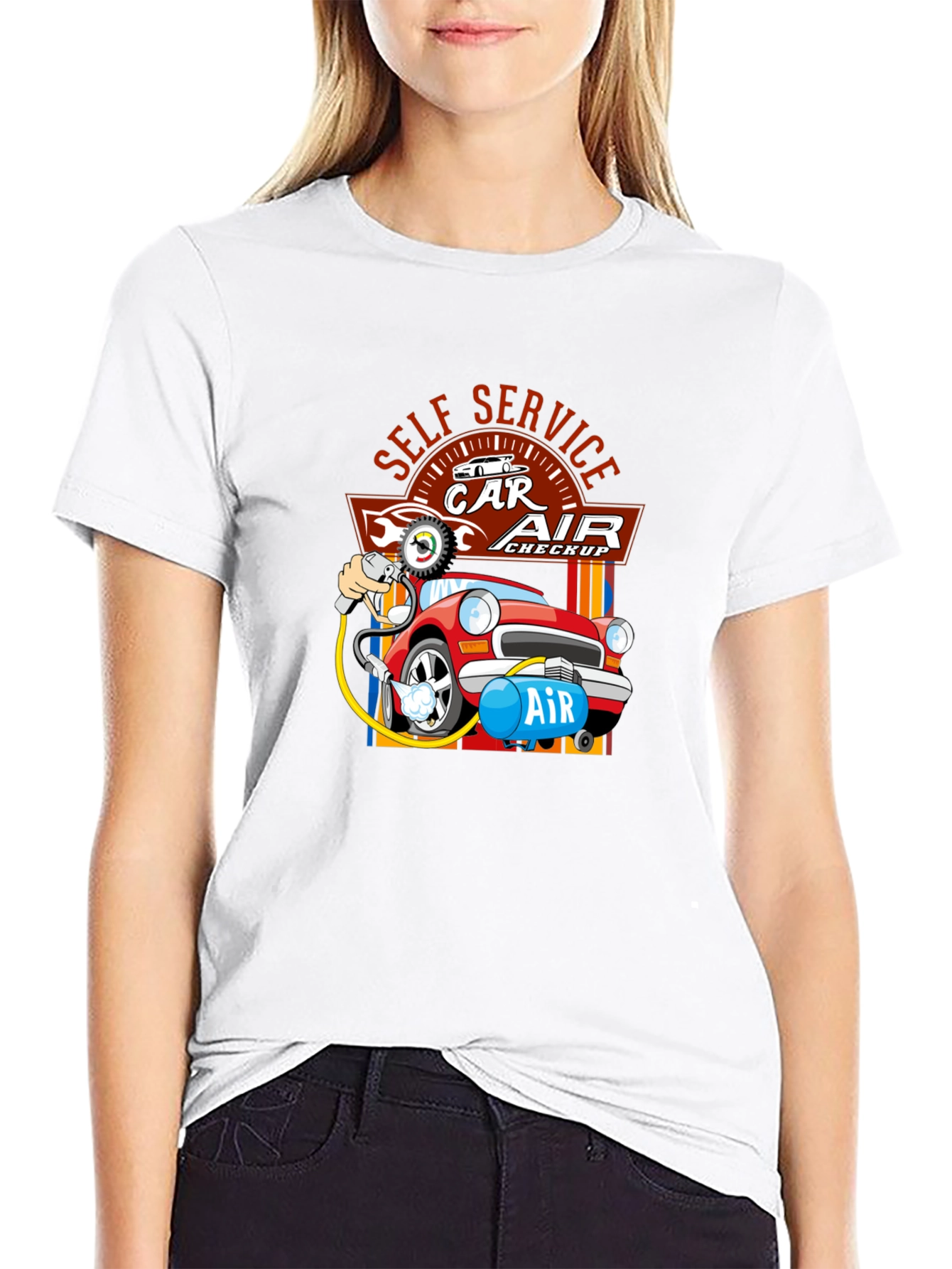 Car Air Checkup Graphic T-Shirt