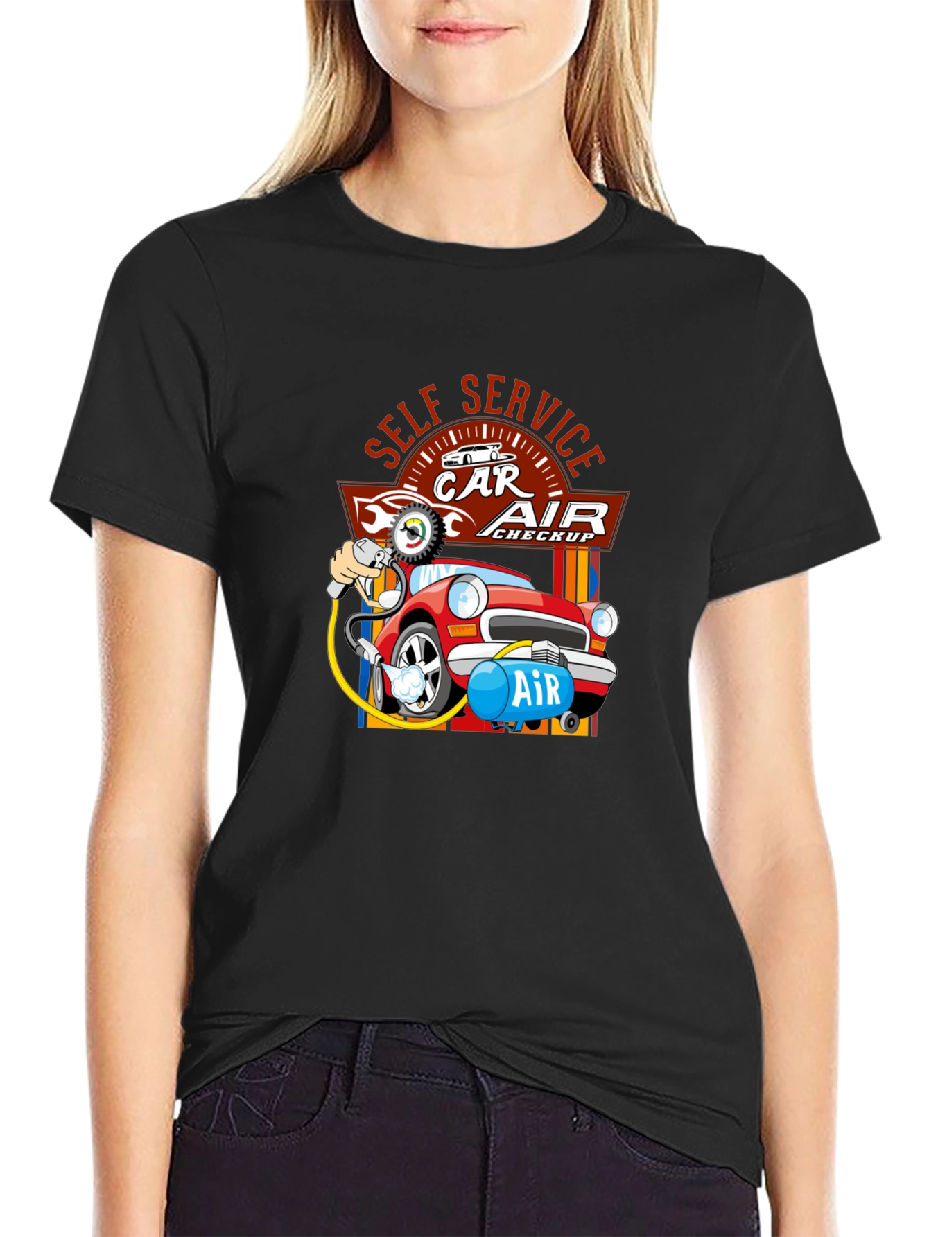 Car Air Checkup Graphic T-Shirt