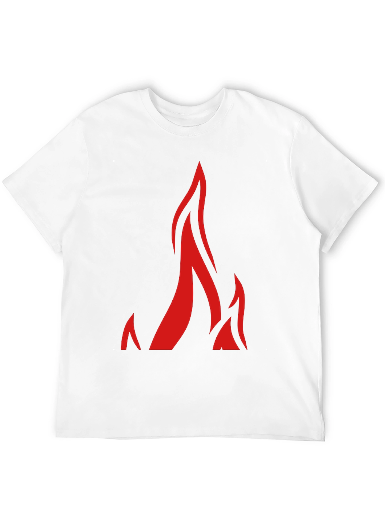 Flame Graphic Black T-Shirt - Bold Style