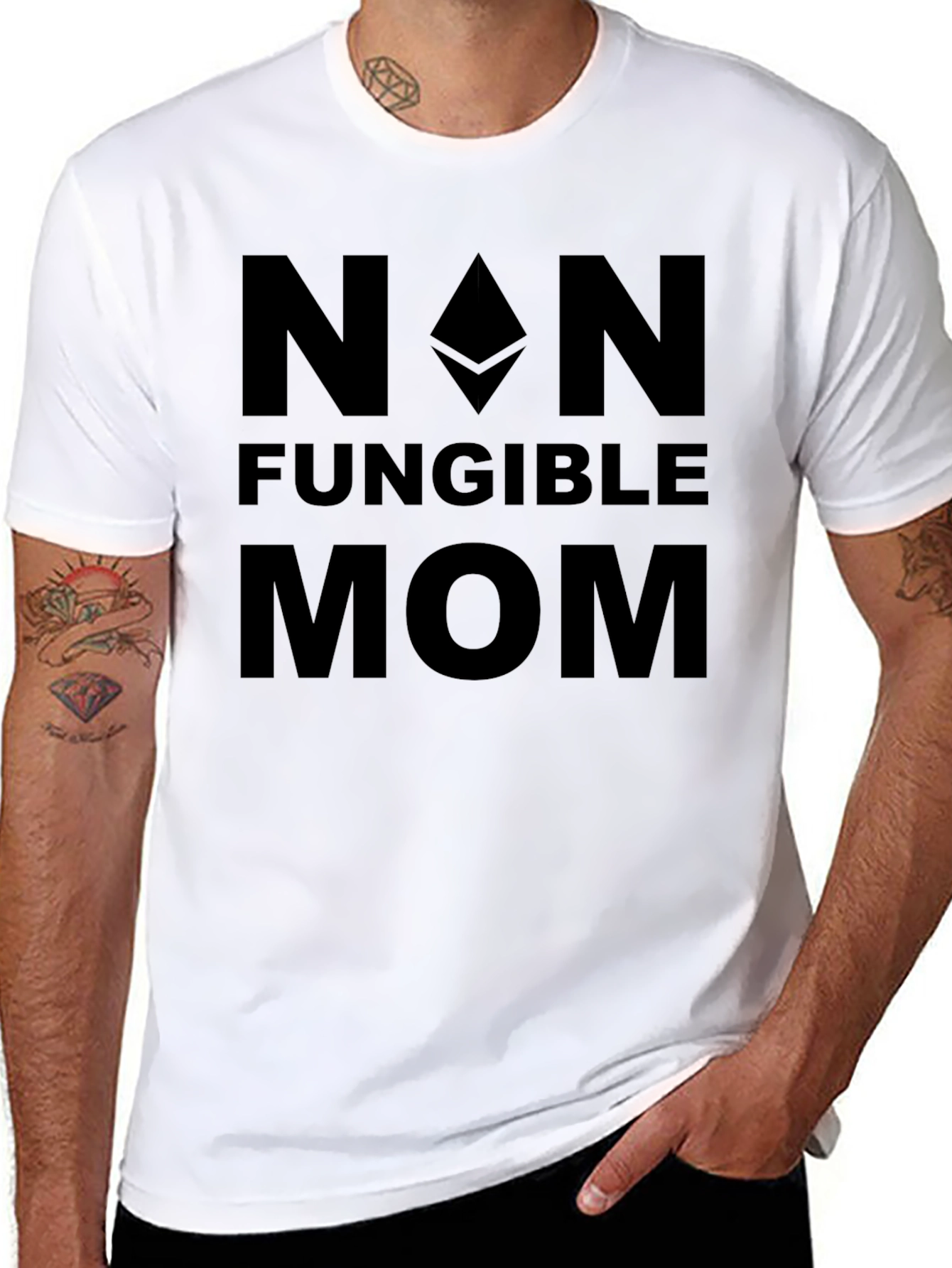 Non-Fungible Mom Black T-Shirt