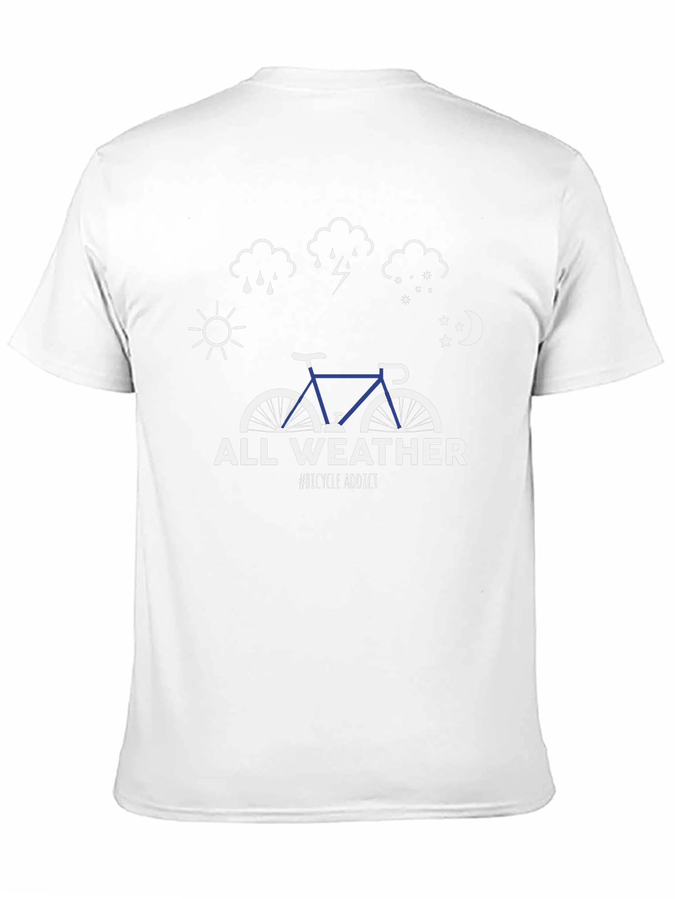 All Weather Bicycle Addict T-Shirt